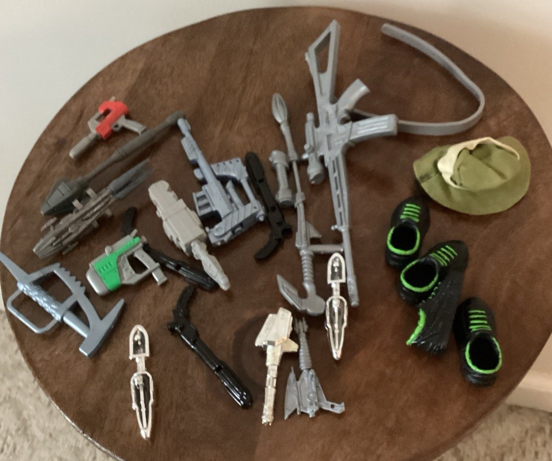 Misc. Action Figure Weapons & Accessories Lots. GI Joe& Others