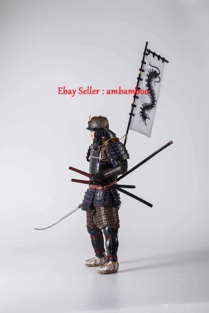 Yuzhimao Studio 1/6 Japanese Samurai Black Action Figures Model Collection Doll