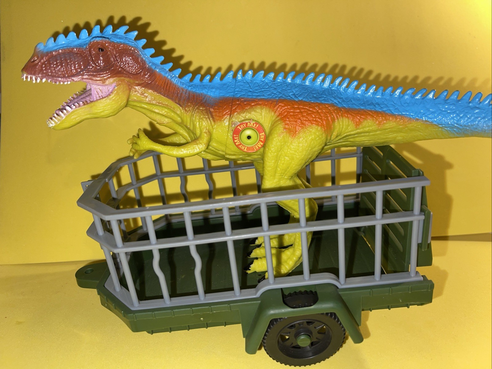 Kids Discovery Rescue Trailer Transport Dinosaur Included Realistic Sounds
