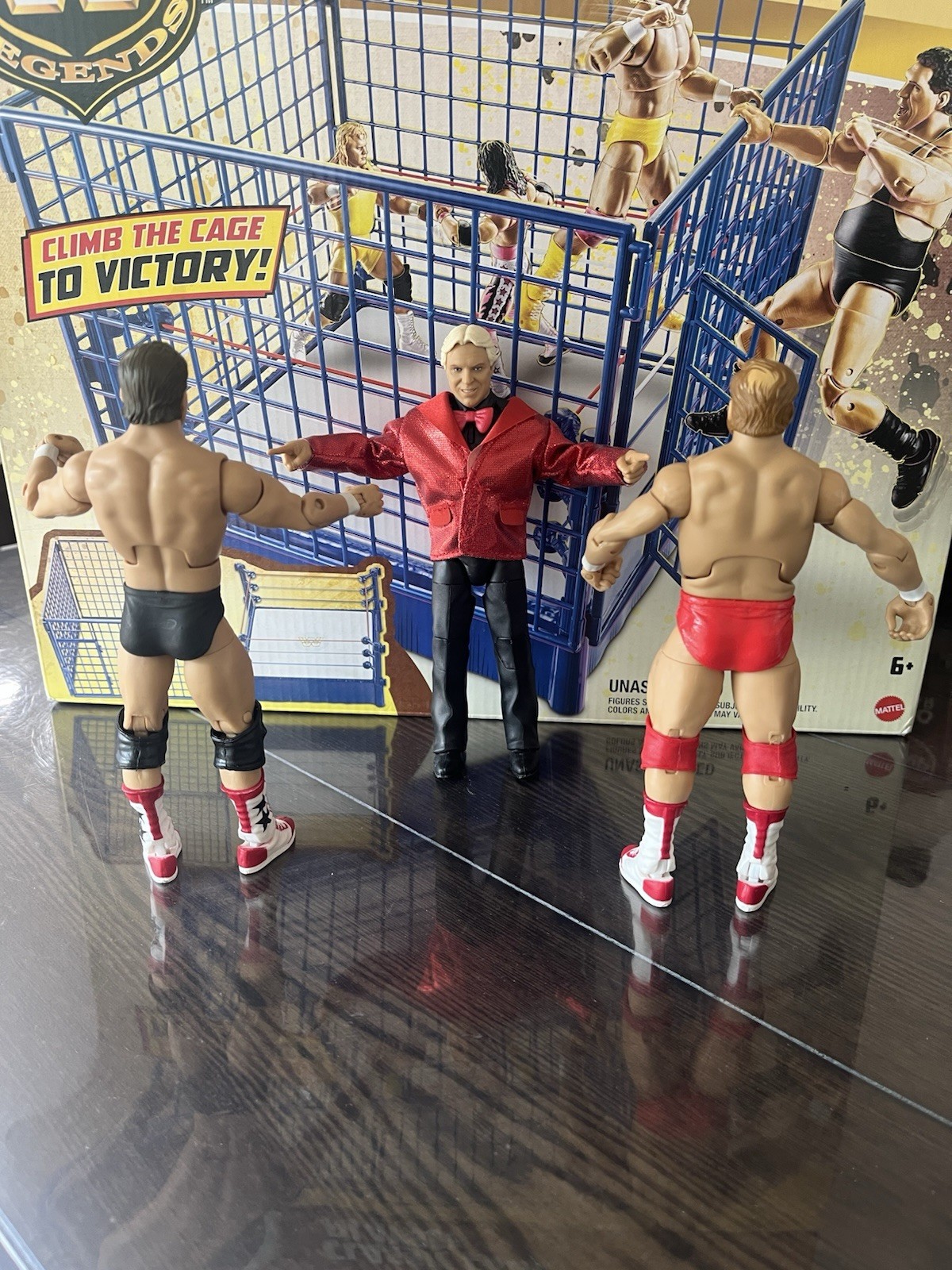 Custom Wwe Tag Team The Brain Busters W/ Bobby Heenan