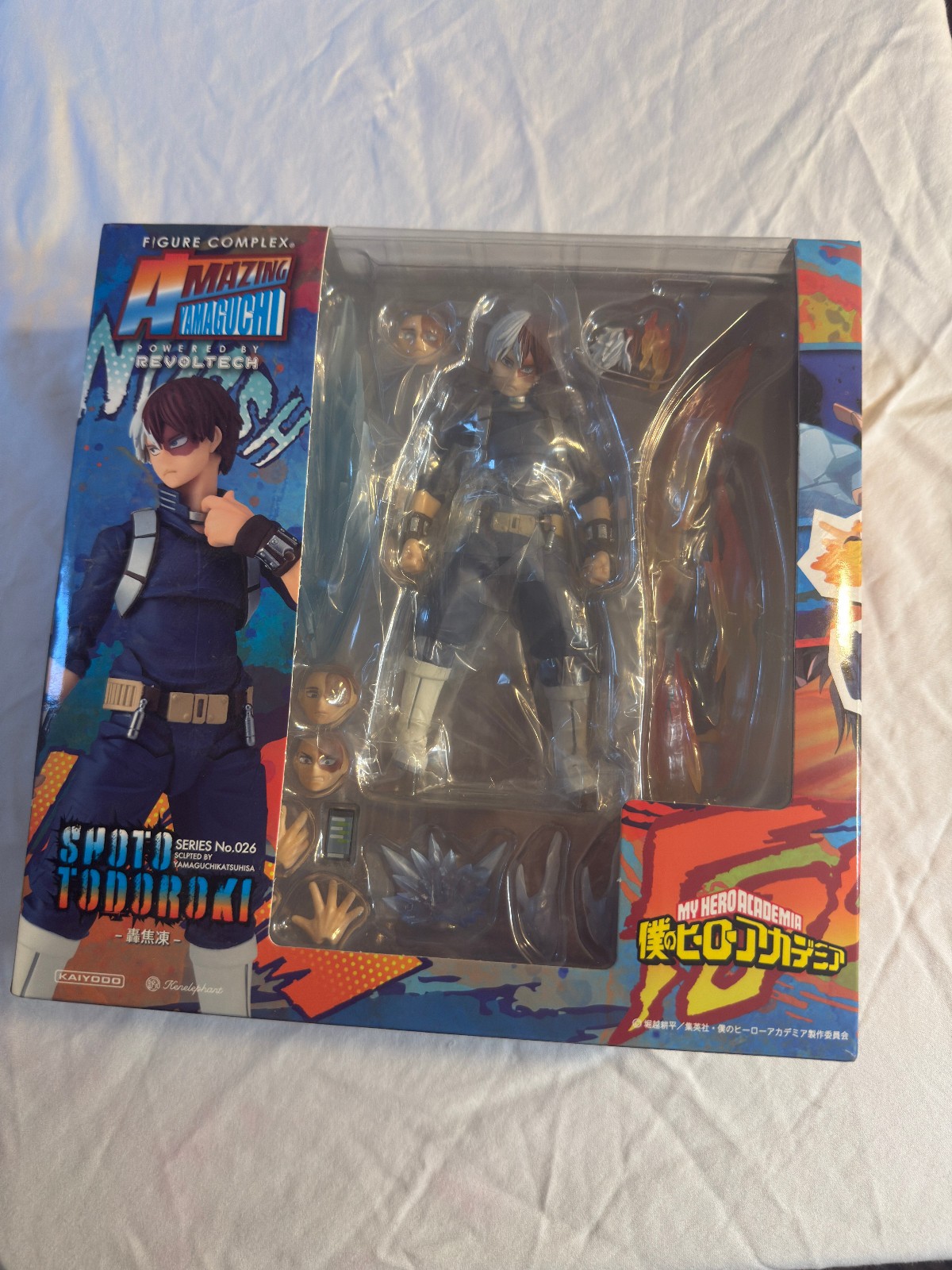 Kaiyodo Amazing Revoltech Yamaguchi Shoto Todoroki My Hero Academia Figure New