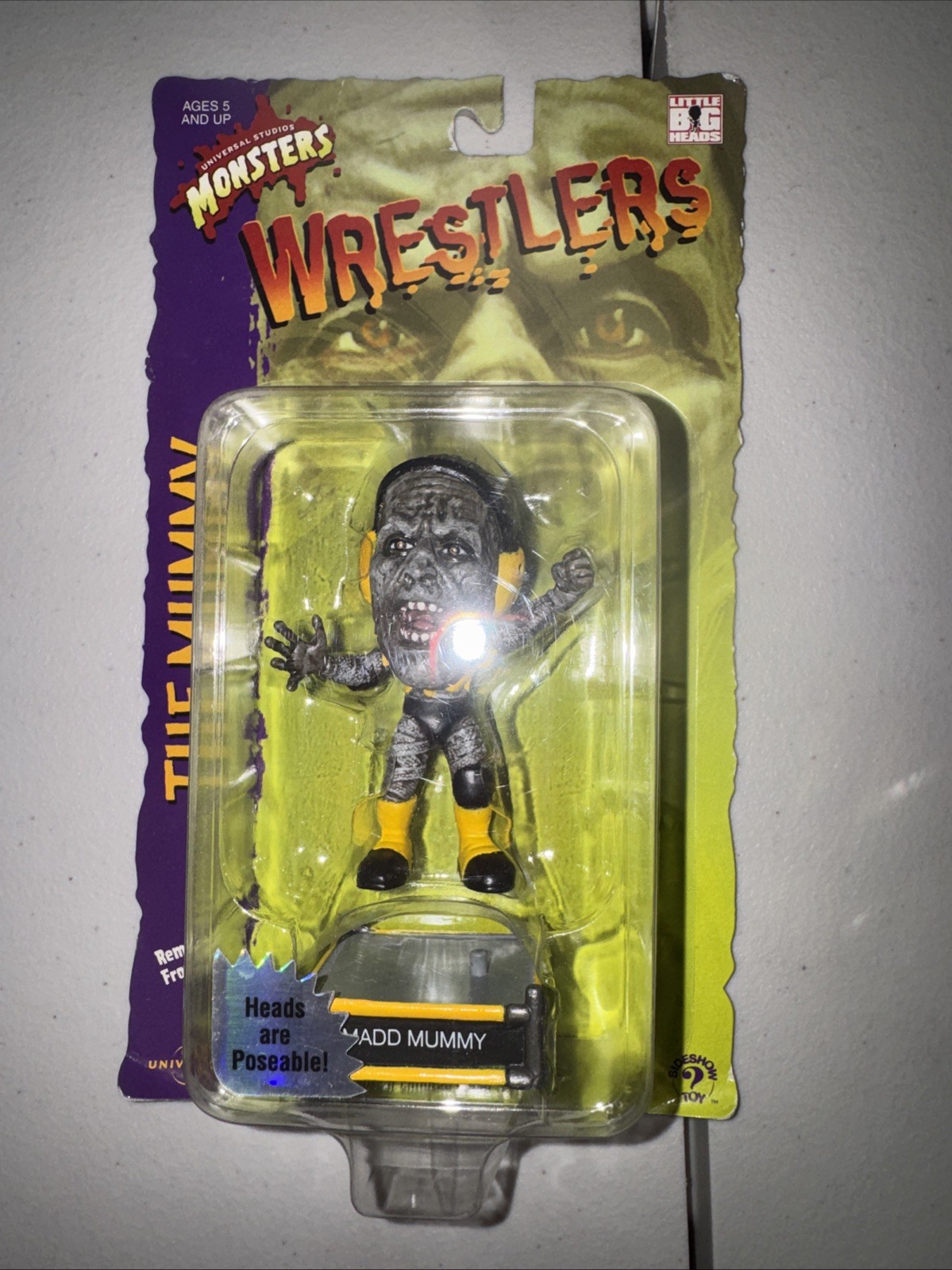 Sideshow Little Big Heads Universal Monsters Wrestlers Complete Set of 6 MIP