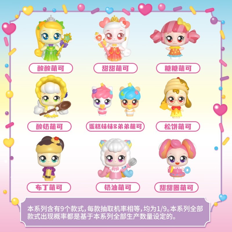 Dessert Catch Teenieping Sweet & Sour Cupcake Cube & Mini Figure Girls Magic Toy