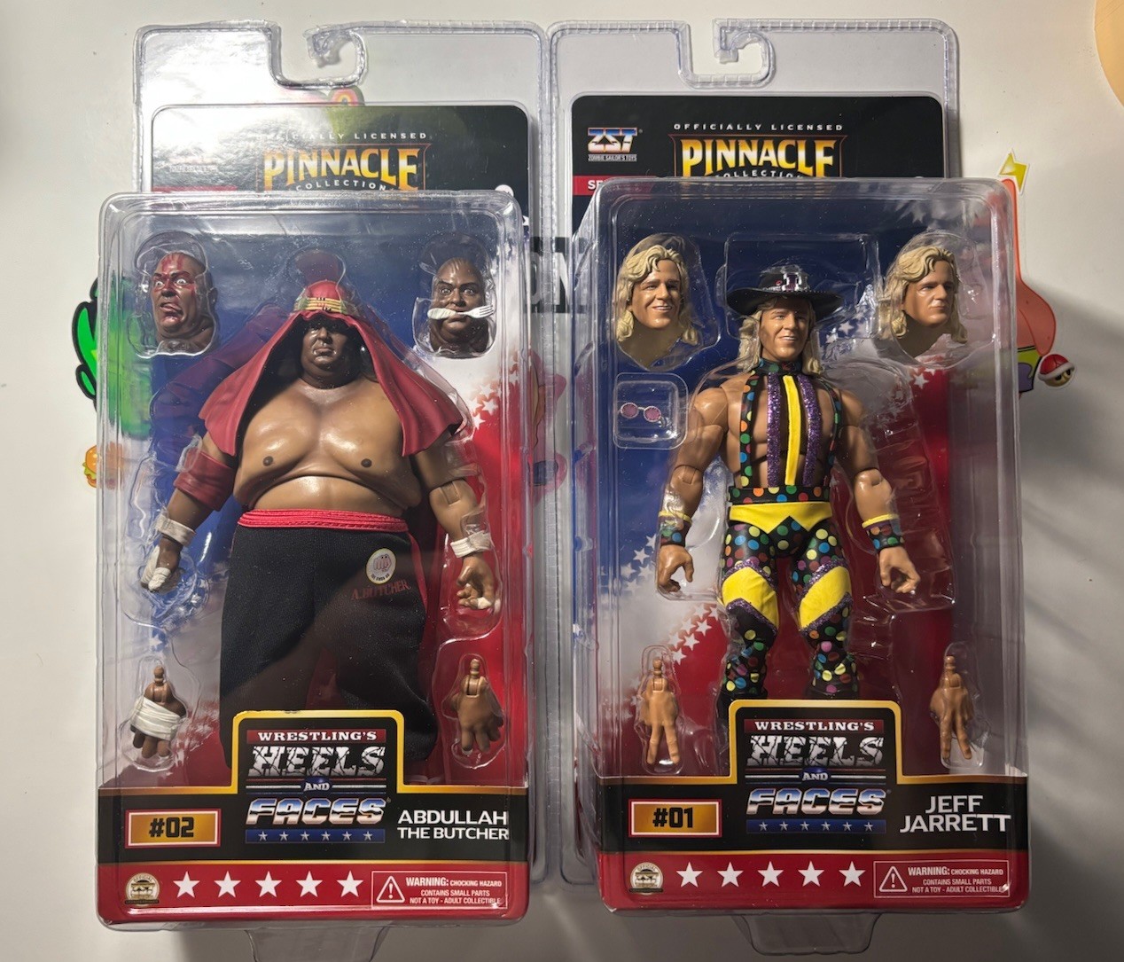 Abdullah The Butcher & Jeff Jarrett Zombie Sailor Toys Heels and Faces Pinnacle