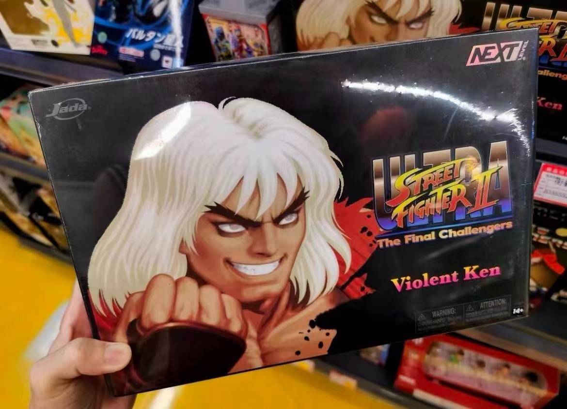 Jada Toys VIOLENT KEN Ultra Street Fighter 2 Action Figure New In Hand