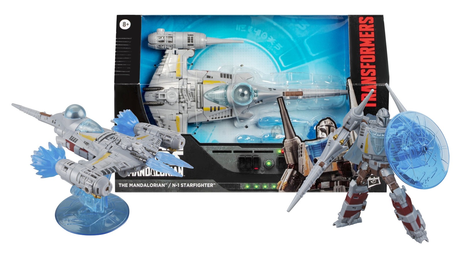 Transformers x Star Wars: The Mandalorian N-1 Starfighter 7.5″ Figure MIB