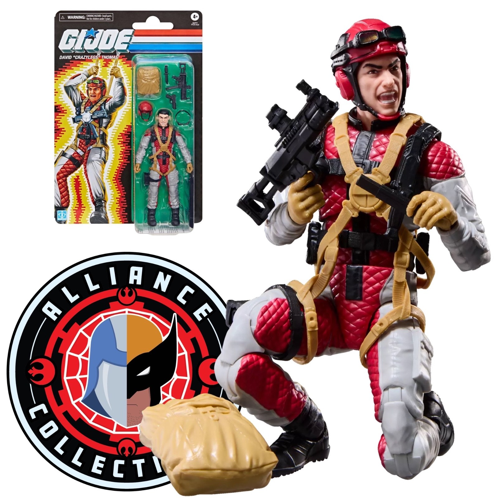 IN HAND! GI Joe Classified Retro DAVID “CRAZYLEGS” THOMAS 6″ Hasbro Figure