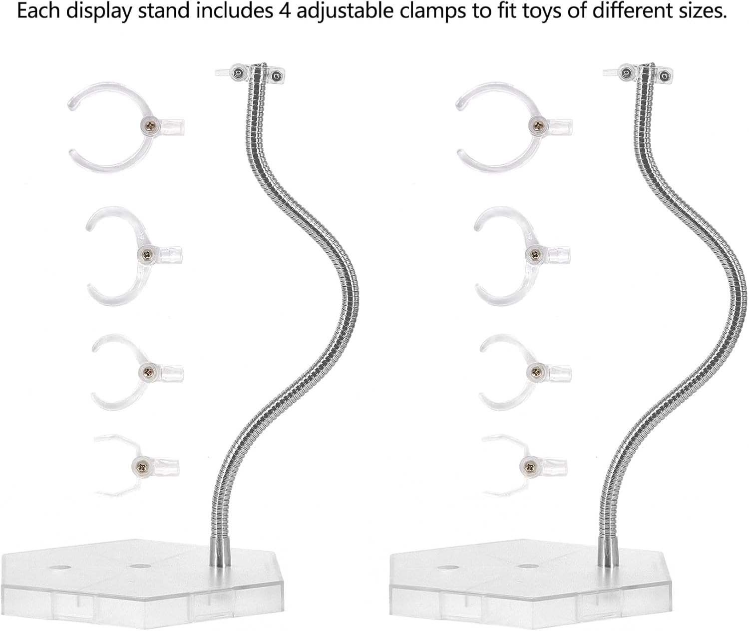 Large Heavy Duty Action Figure Stand for 1/6 1/9 1/12 Scale Figures,Action Figur