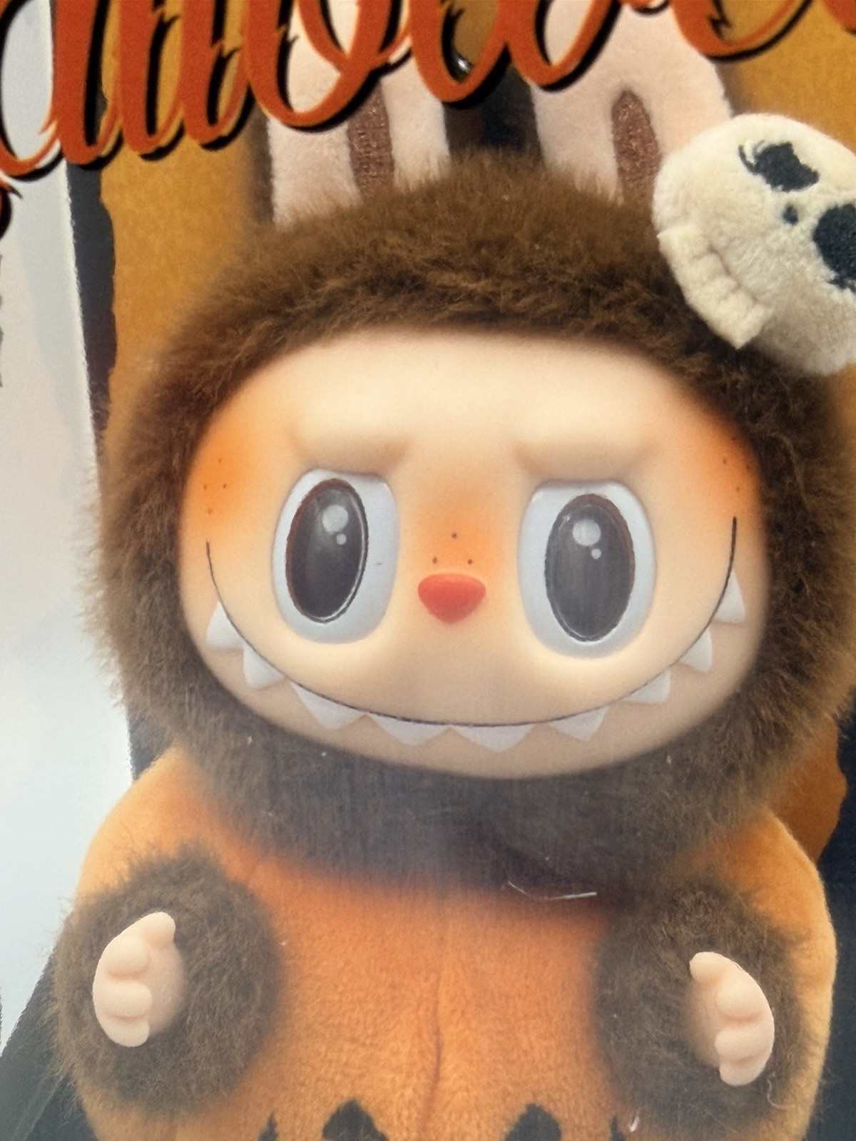 AUTHENTIC Pop Mart Labubu Happy Halloween Party Series Sitting Pumpkin Plush NEW