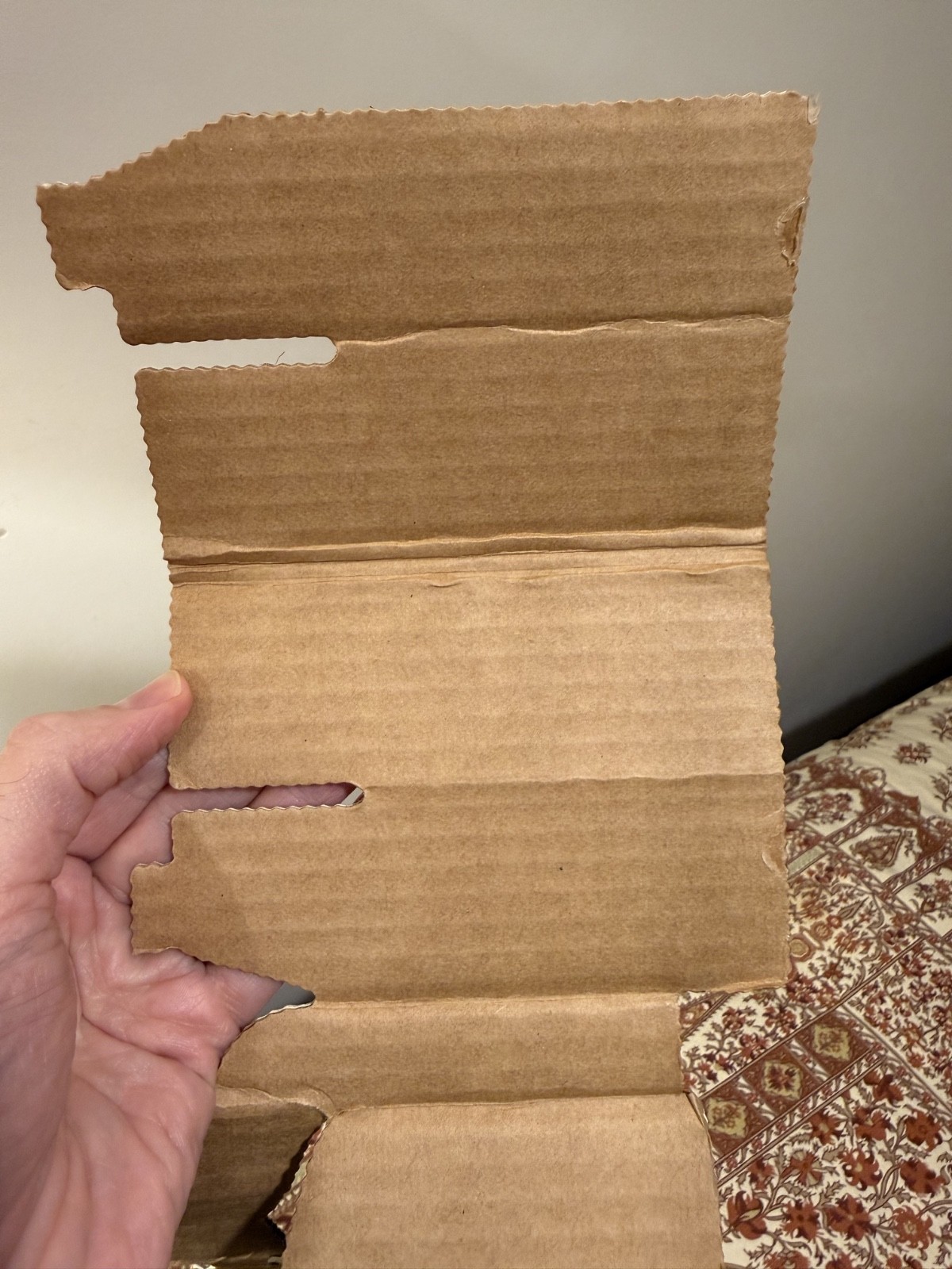1980 Kenner Star Wars Hoth Ice Planet AT-AT Background Head Cardboard Set Part