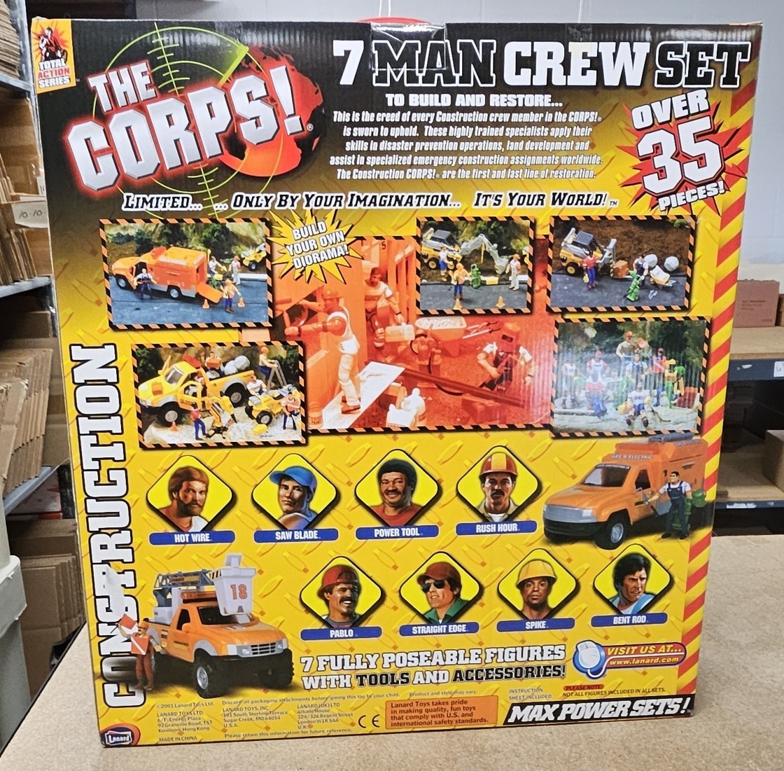 1:18 Lanard Toys The Corps!: Construction Max Power Set LN-36001