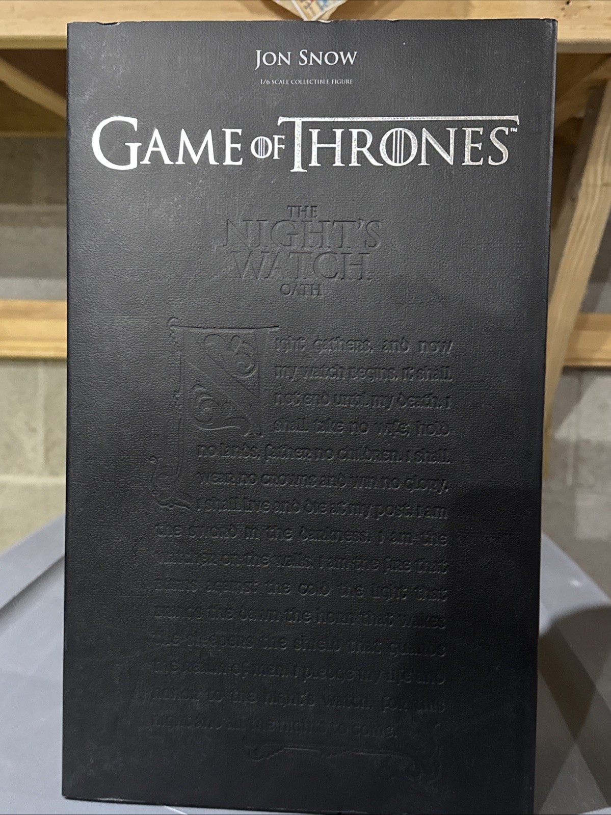 THREE ZERO GAME OF THRONES JON SNOW 12” Figure HBO NIGHT WATCH 1/6 SCALE MIB New