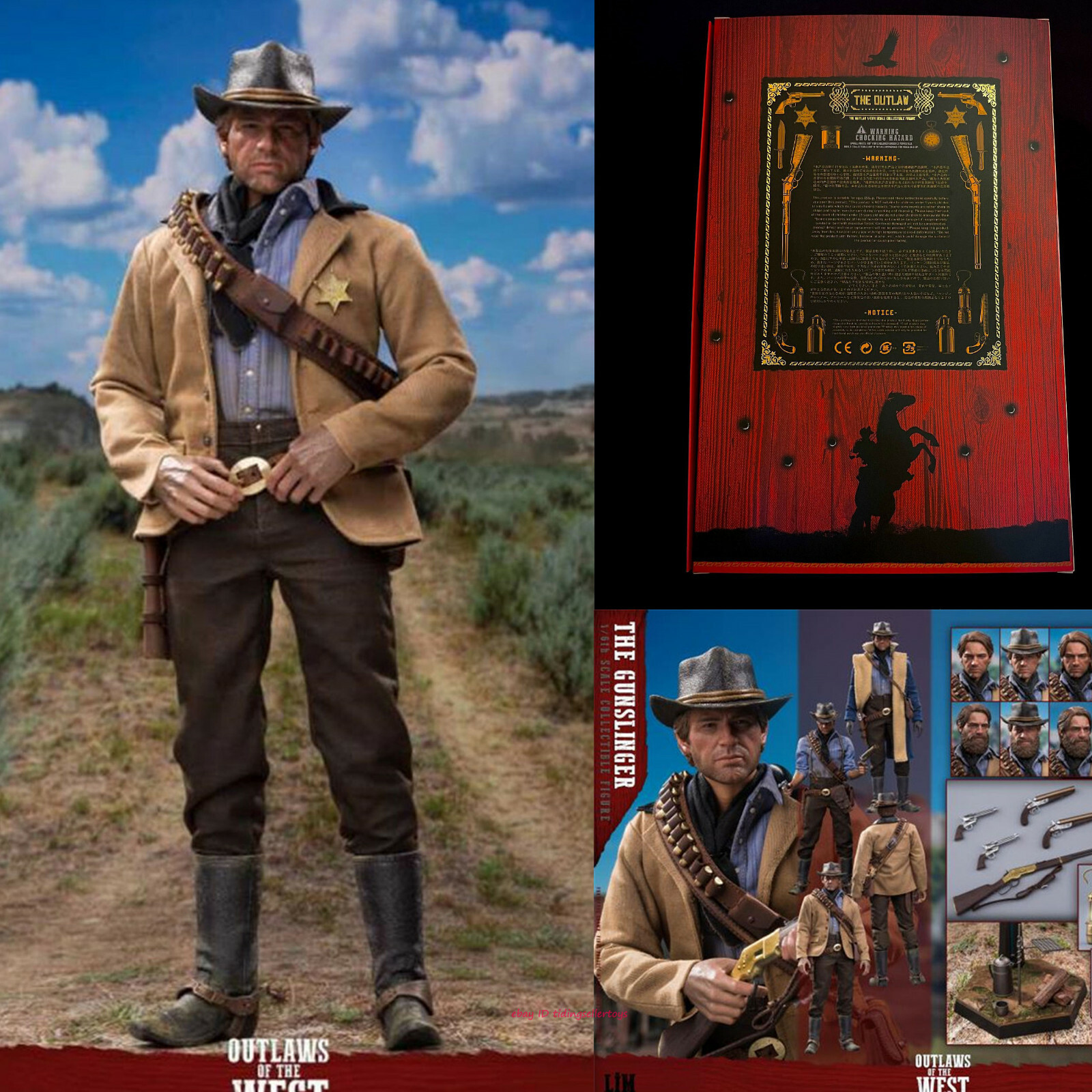 LimToys RED DEATH Wilderness Rider Posable Collectible Action Figure LIM008