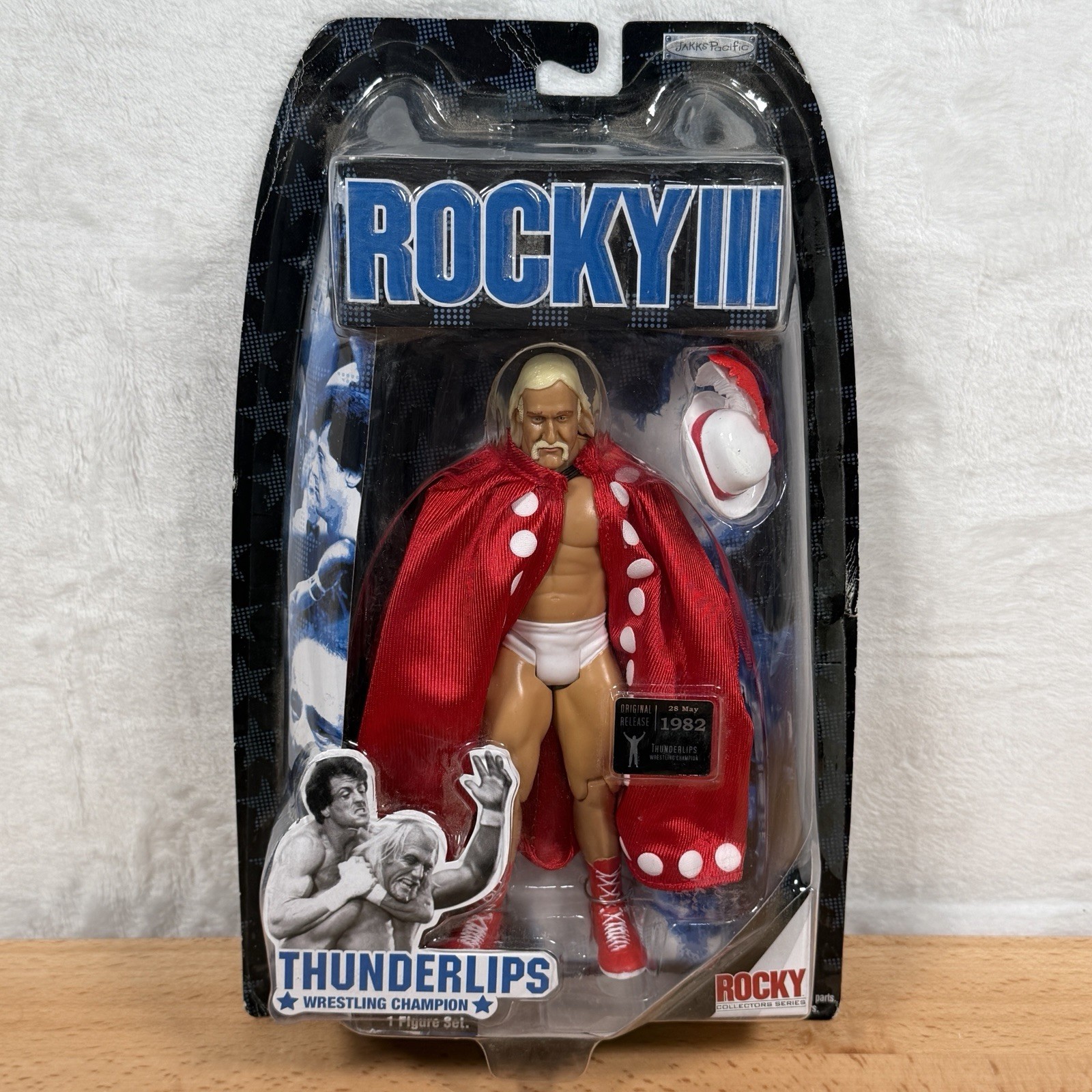 Thunderlips Rocky III Action Figure 2007 Jakks Hulk Hogan New Sealed NIB