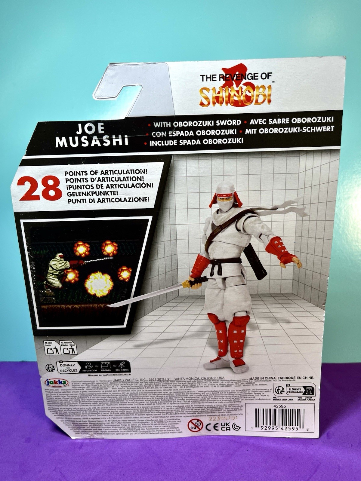 2025 JAKKS Pacific SEGA – The Revenge of Shinobi: JOE MUSASHI (Oborozuki Sword)