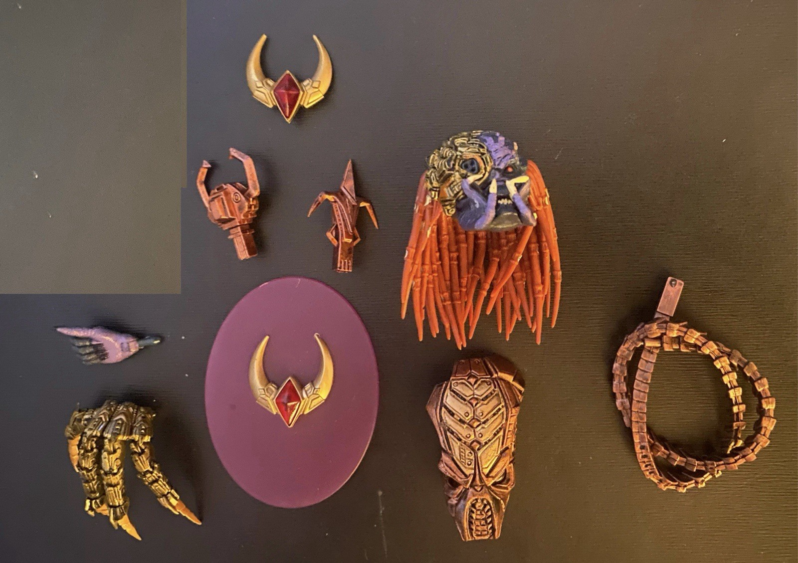 neca ultimate lasershot predator Head Hands Weapons Accessories ONLY Parts (E)