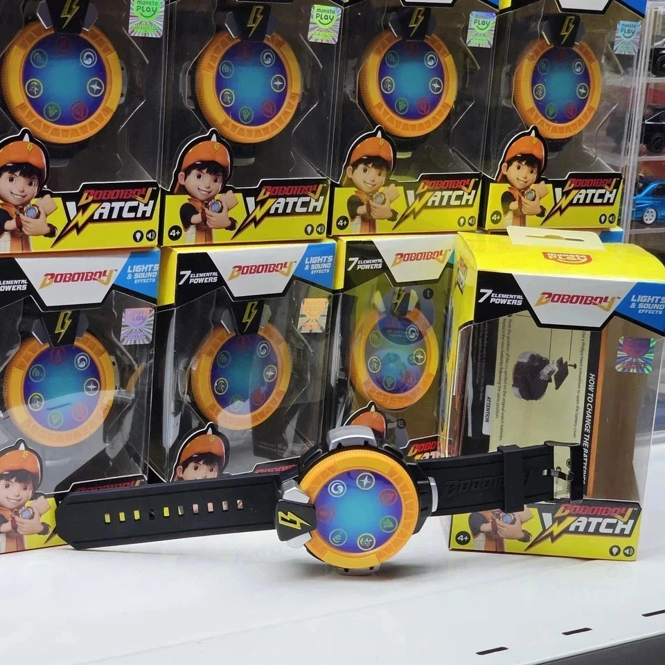 BOBOIBOY ELEMENTAL Watch with LIGHT and SOUNDS ORIGINAL MONSTA TOY COLLECTION