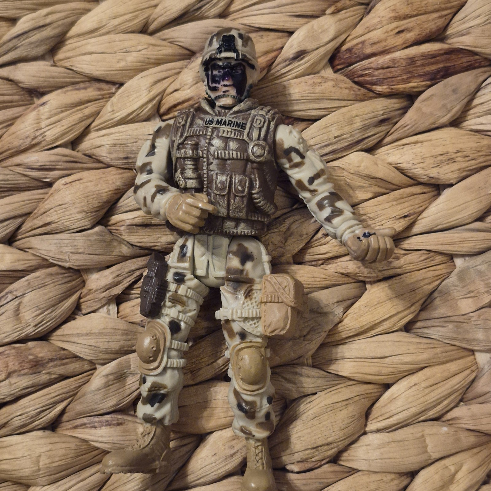 ✅Chap Mei Excite USMC Marine 4 inch Desert Camo Military Action Figure#️⃣