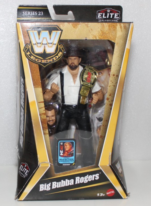 BIG BUBBA ROGERS WWE LEGENDS SERIES 23 ELITE COLLECTION ACTION FIGURE NEW DMGBOX