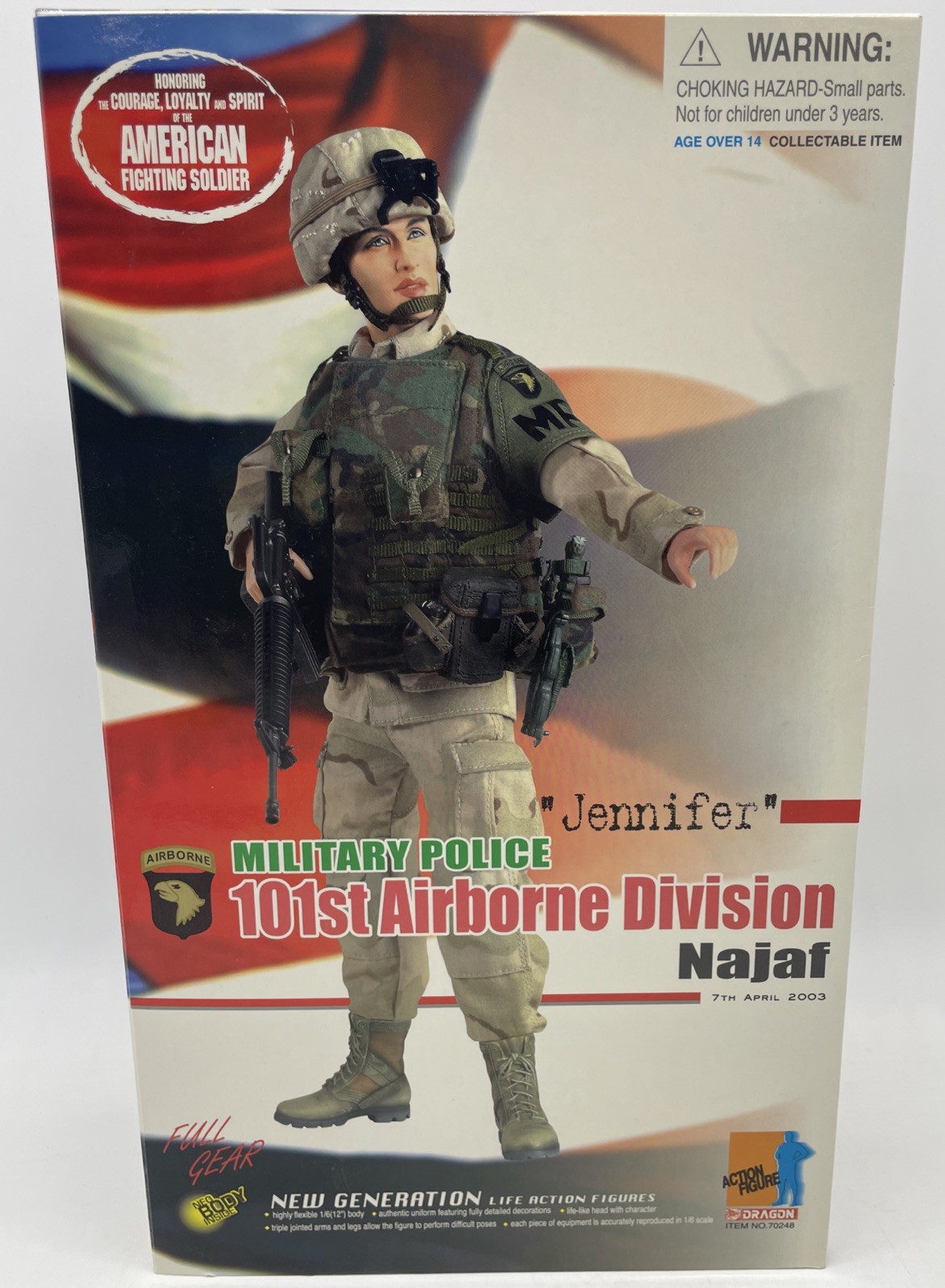 Jennifer Military Police 101St Airborne Division Model 70248 Dragon New