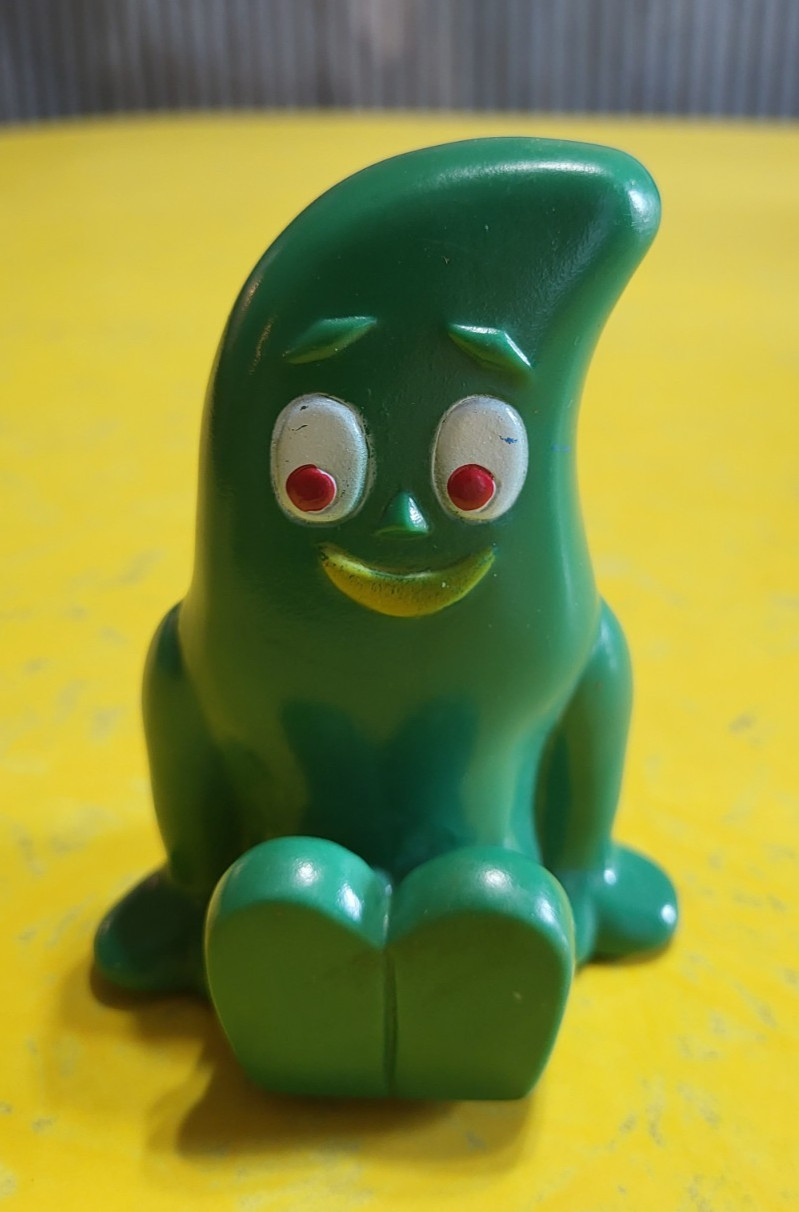 RARE Vintage 1966 Gumby Dancing Wind Up Toy by Lakeside 4″ Body Only Parts