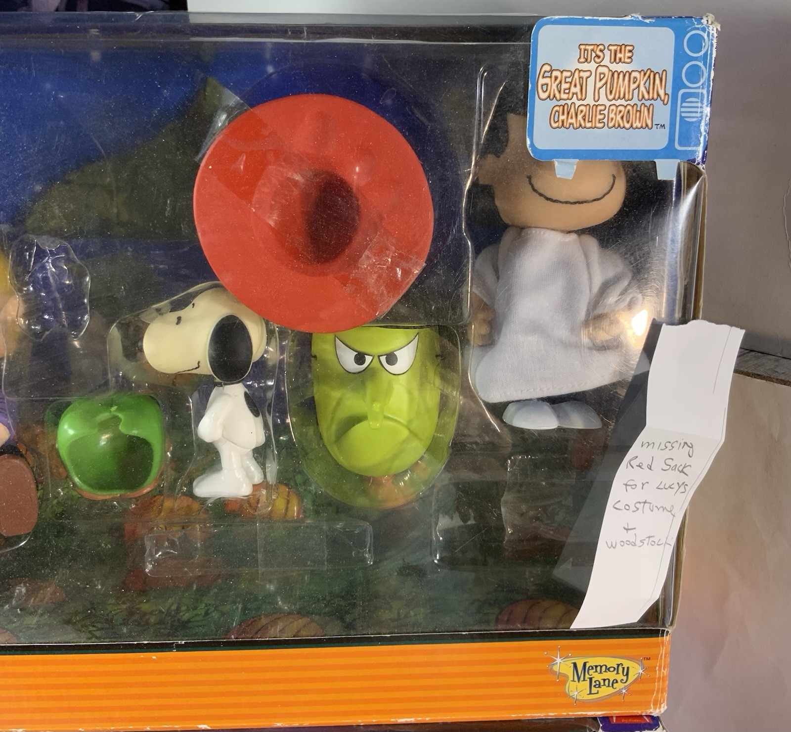 2 Peanuts Memory Lane It’s The Great Pumpkin Charlie Brown 2002 Incomplete