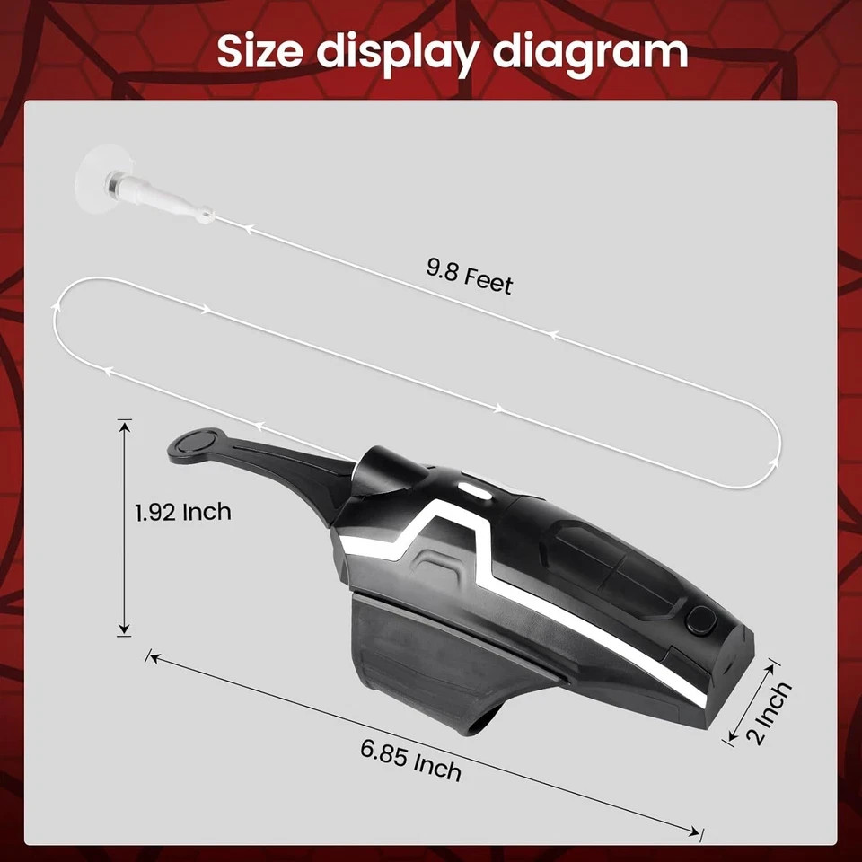 Spider Man Launcher Glove Cosplay Spider String Web Shooter Toys For Children