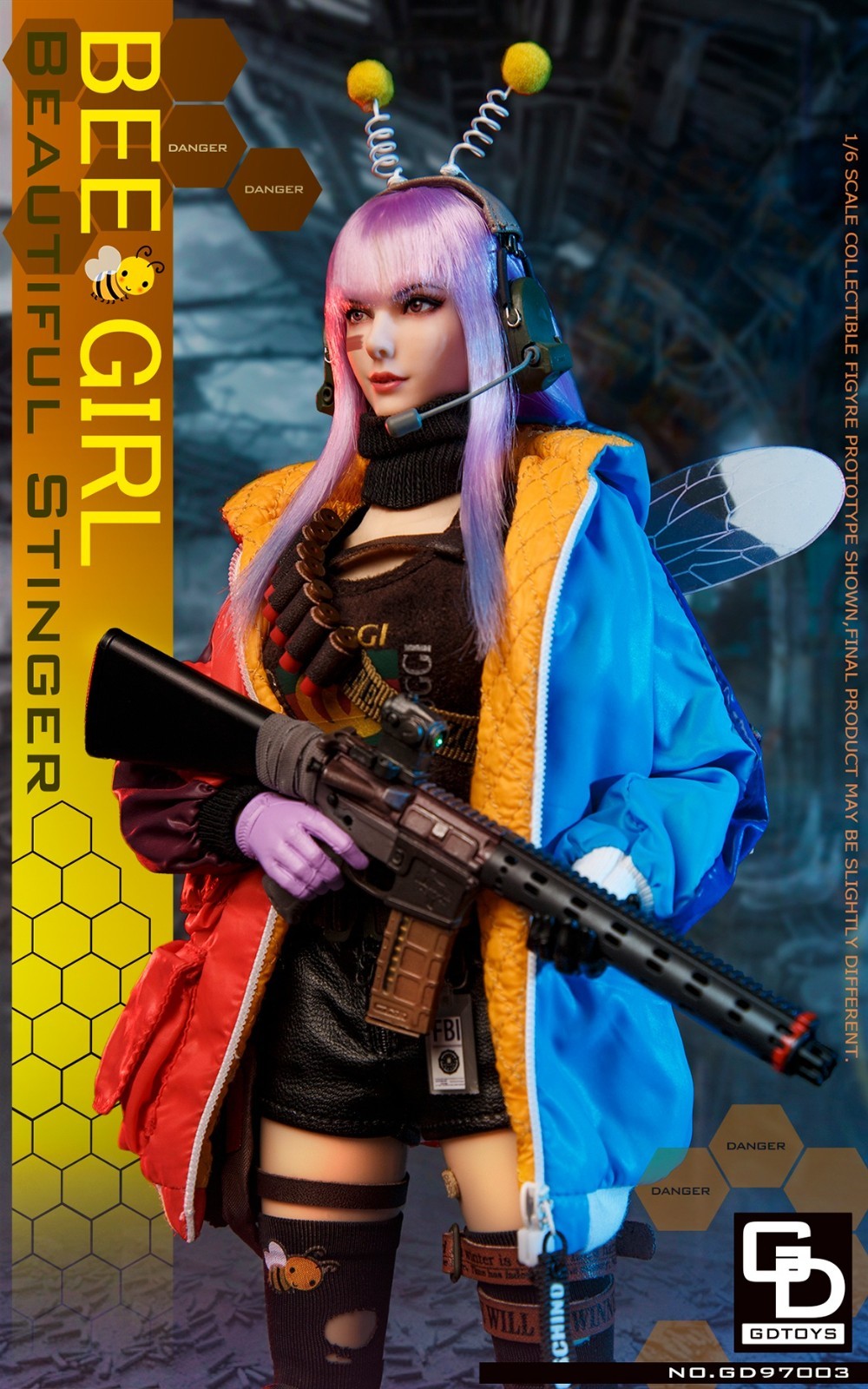 NEW GDTOYS GD97003 End Bee Girl 12″ Collectible Female 1:6 Action Figure