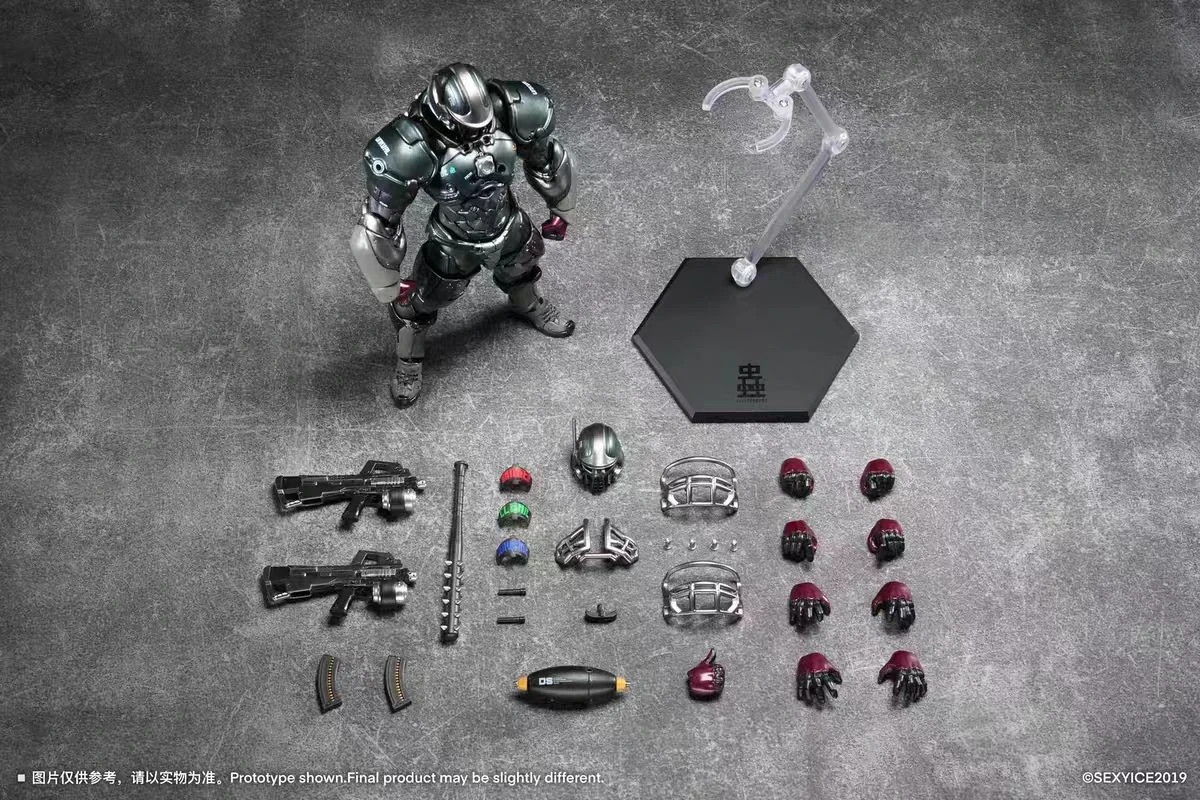 New PURE.ICE SEXYICE2019 VERMIN UNKVAL Viper Strik Team 1/12 Action Figure Model