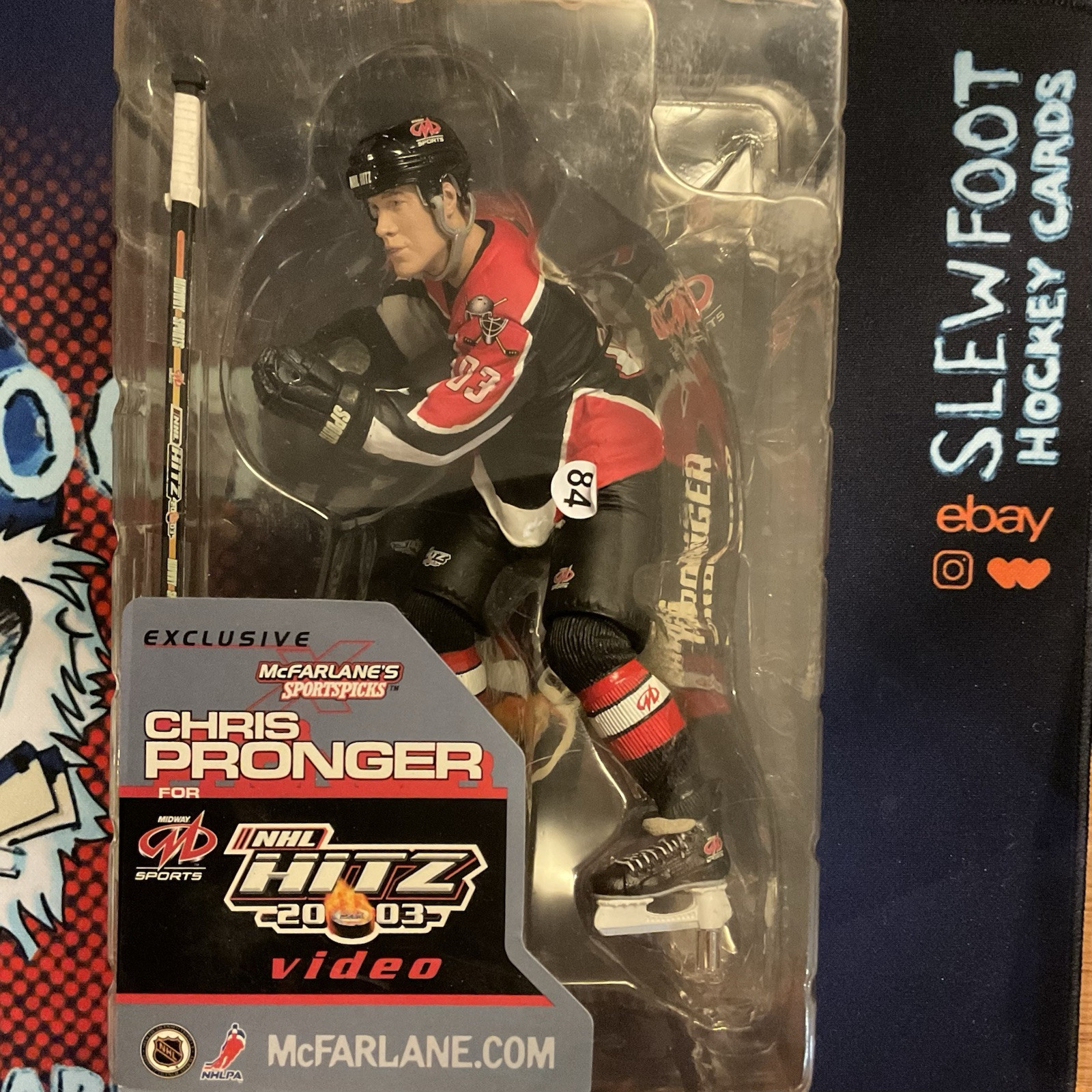 Chris Pronger NHL Hitz 2003 McFarlane Figure Gamestop Exclusive – Blues, Whalers