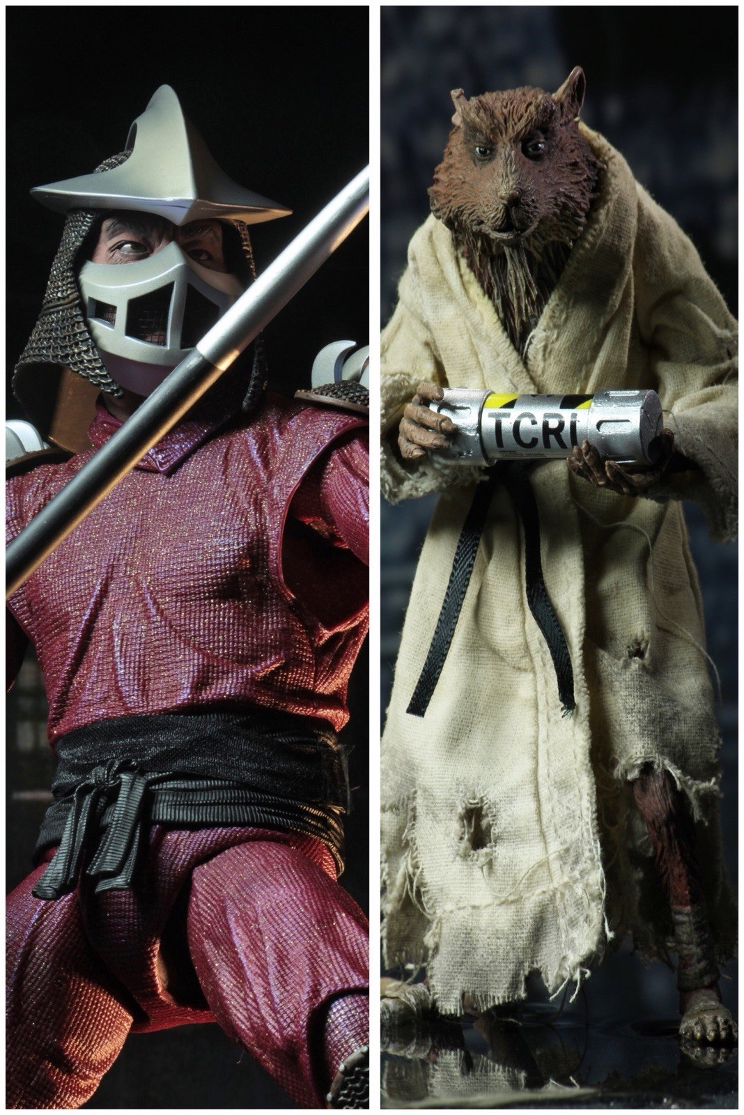 2020 Teenage Mutant Ninja Turtles NECA Shredder & Splinter 7″ Action Figures