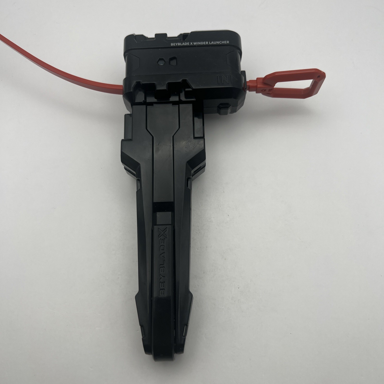 Black Launcher Grip And Red Winder Launcher For Beyblade X BX-11 Takara Tomy
