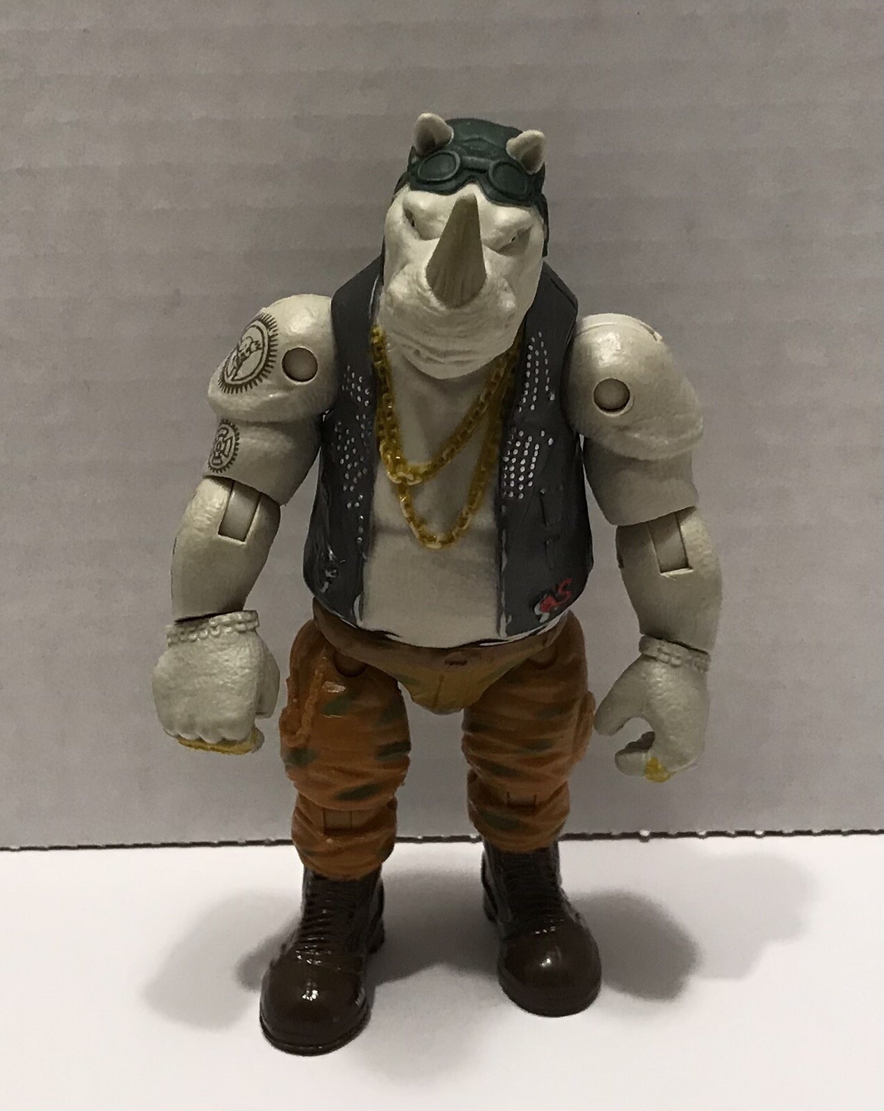 2015 Rocksteady Rhino 5” Playmates Paramount Pictures Action Figure TMNT