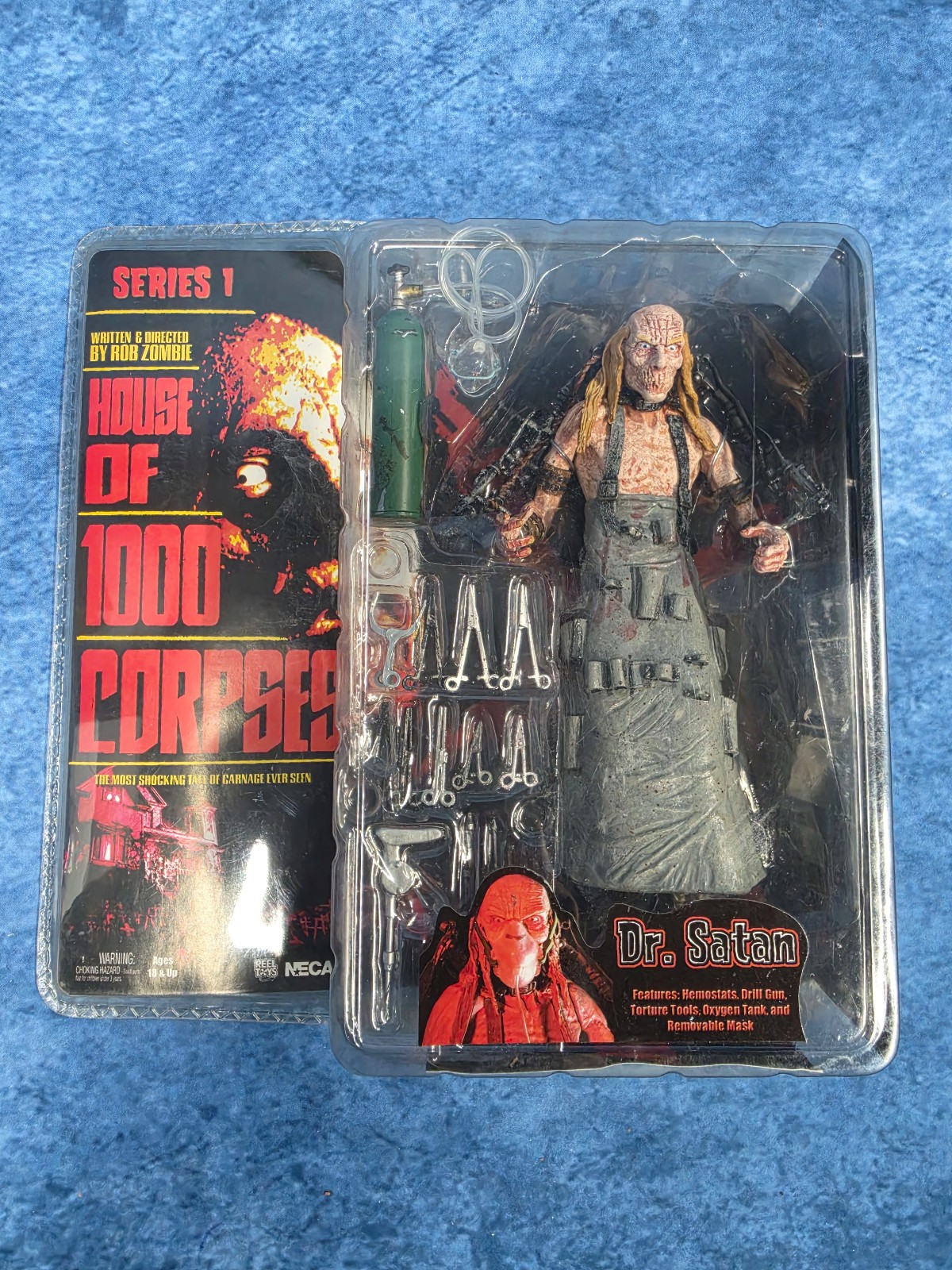 NECA Dr. Satan House Of 1000 Corpses Series 1 NEW IN BOX Rare Rob Zombie