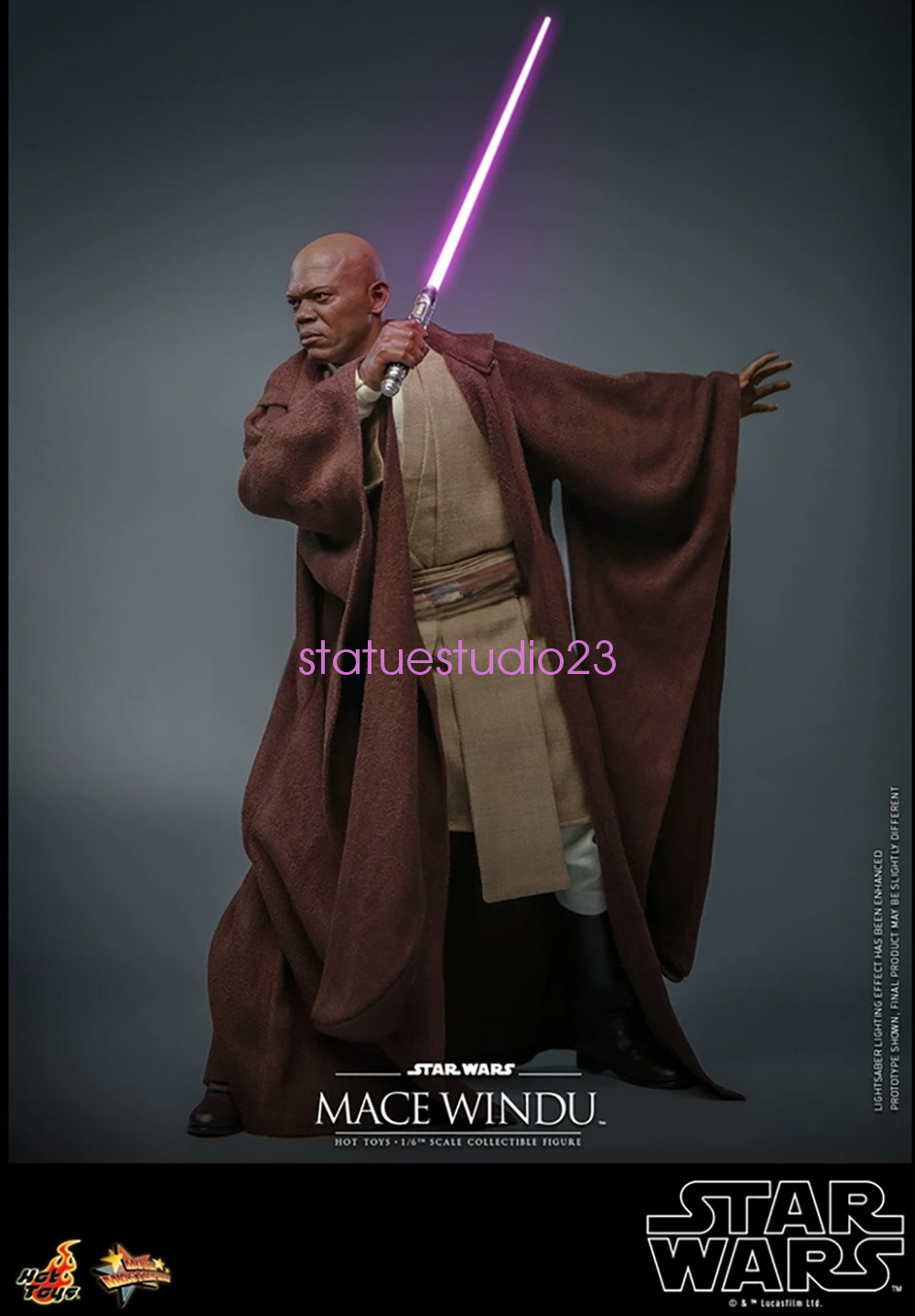 Hot Toys MMS681 Star Wars 1/6 Scale Mace Windu Action Figure Toy Model