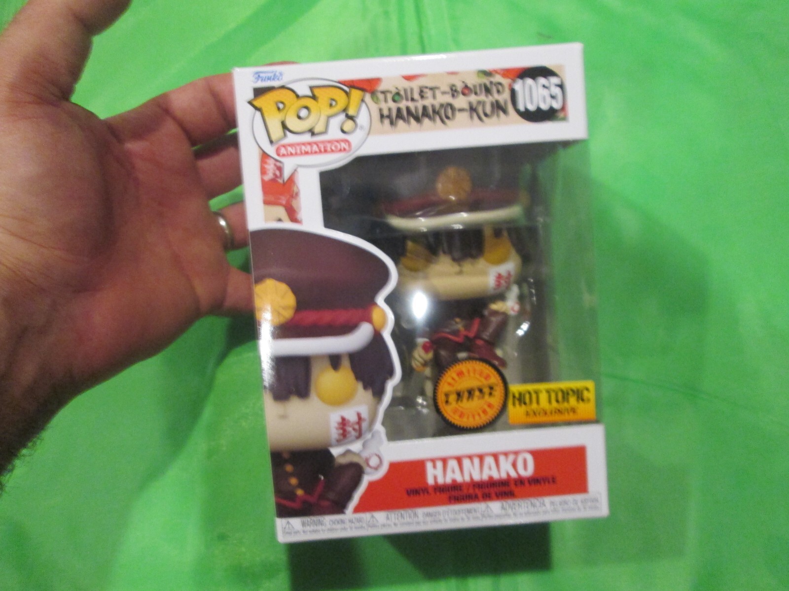 FUNKO POP TOILET BOUND HANAKO-KUN HANAKO # 1065 CHASE HOT TOPIC LIMITED EDITION