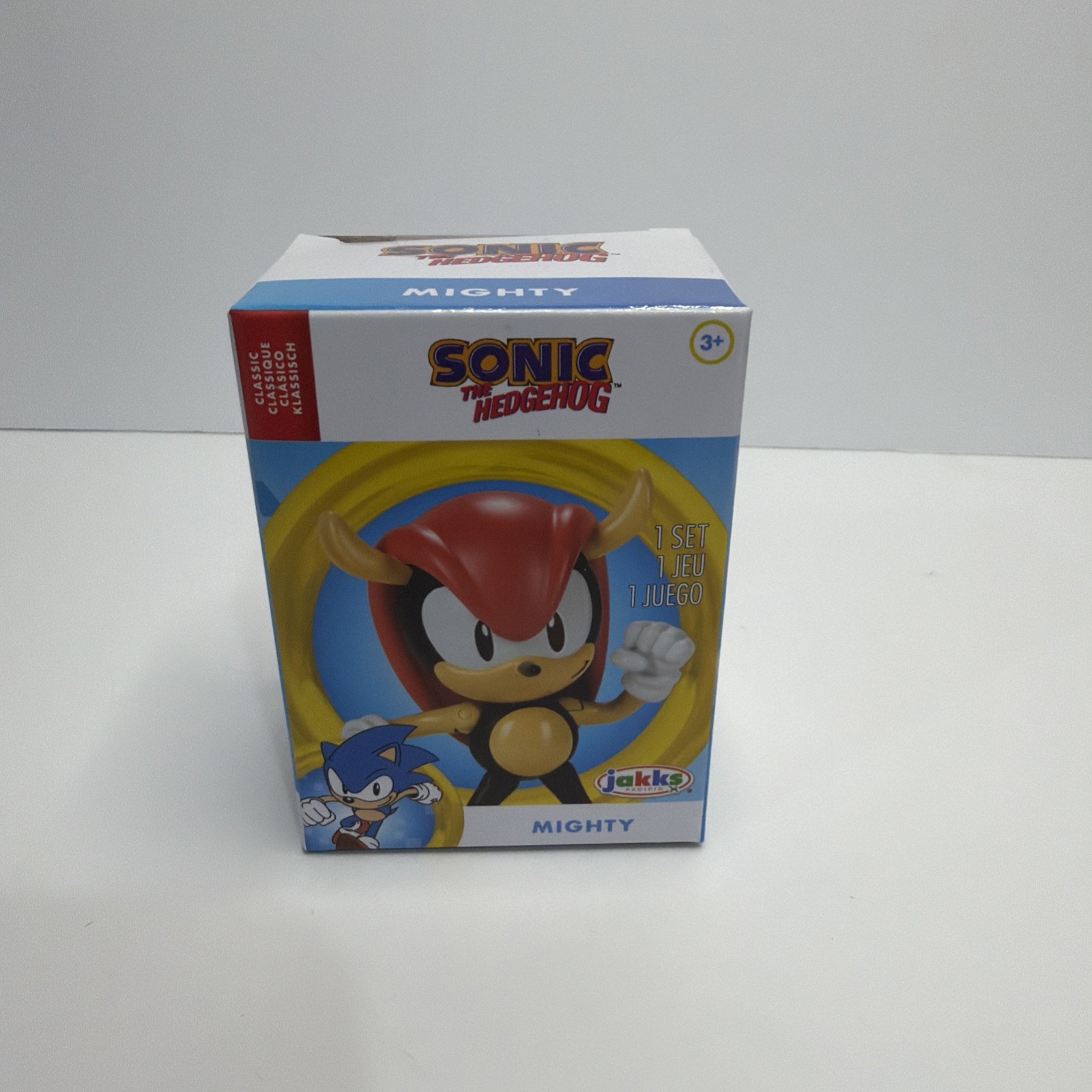 JAKKS Pacific Classic Sonic the Hedgehog 2.5in “Mighty” Action Figure Brand New