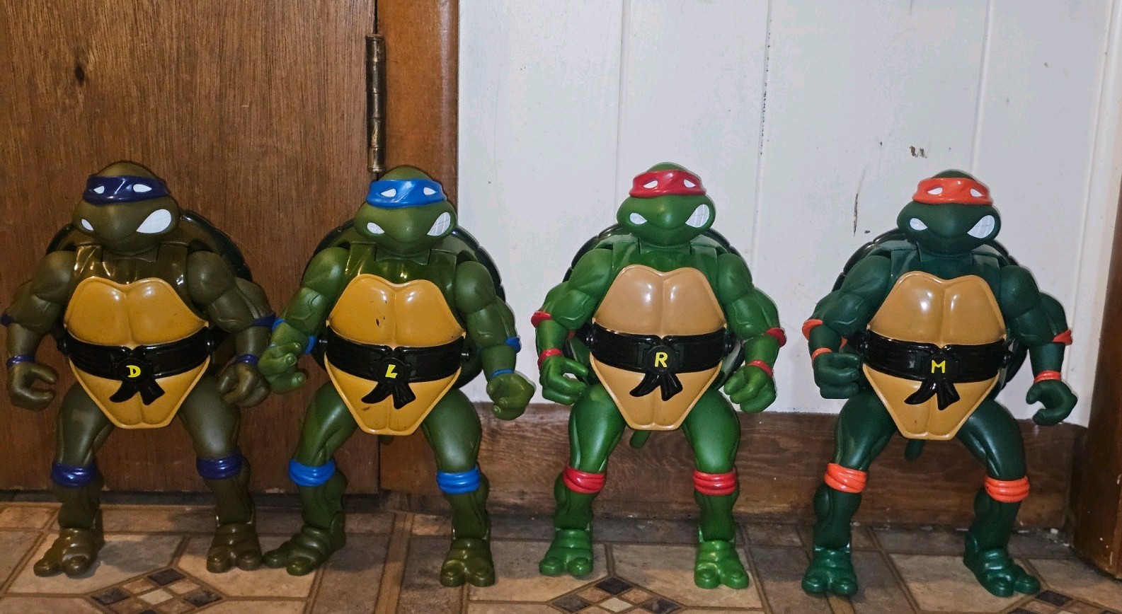 Tmnt Giant Mutations Lot Leonardo Donatello Michealangelo Raphael Mutatin 1993