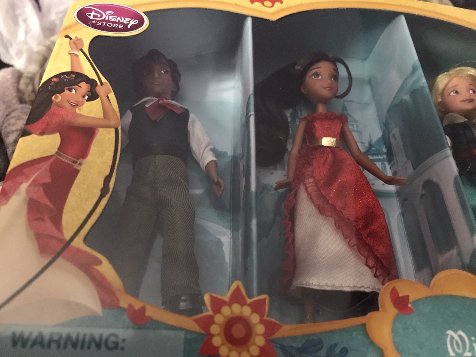 New Disney Store Elena of Avalor Mini Doll Set 5” Elena, Mateo, Naomi, Gabs