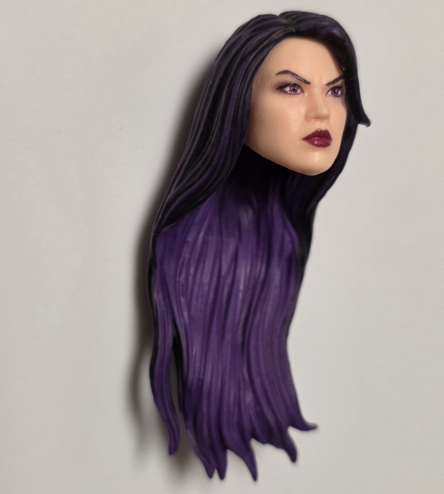 Marvel Legends Gamerverse Psylocke HEAD ONLY Fodder FROM Thanos 2 Pack
