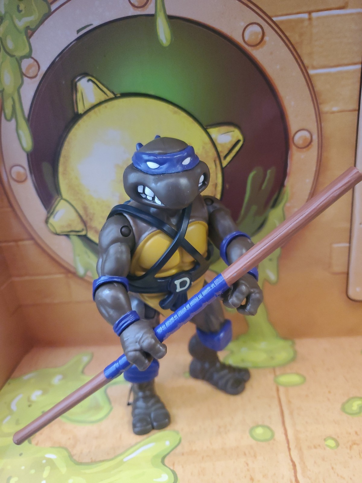 Teenage Mutant Ninja Turtles 1988 Remastered Donatello 100% TMNT Playmates Retro