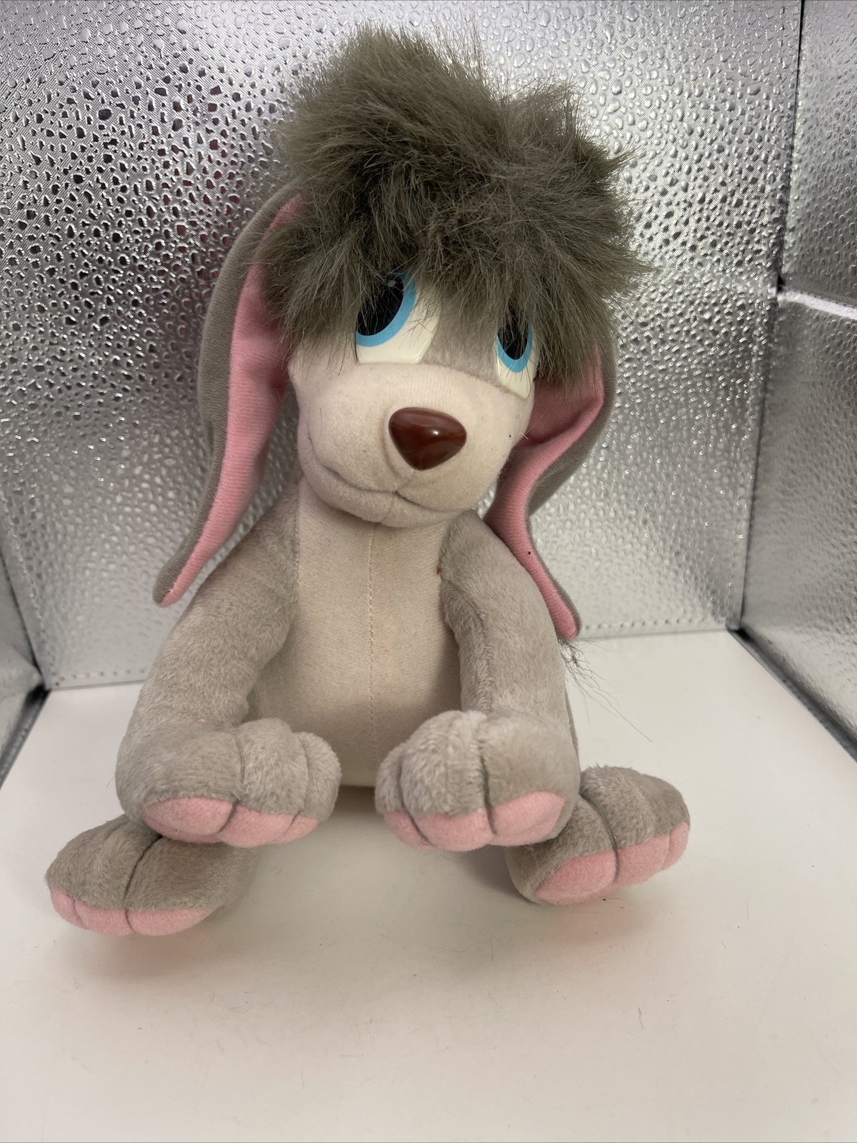 1997 Anastasia Pooka Puppy Dog W/ Moving Ears Plush Approx. 8” Tall