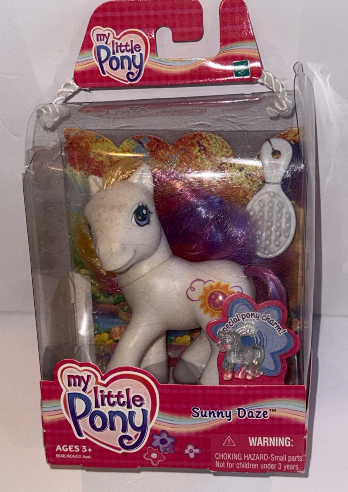 NEW My Little Pony SUNNY DAZE With Special Pony Charm White Sunflower Design