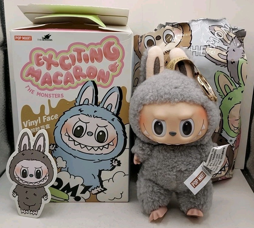 Authentic Pop Mart Labubu The Monsters Exciting Macaron – Sesame Bean Confirmed