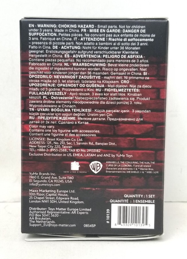 Yume Toys 3.50″ Horror Classic S.5 IT (2017) “Pennywise The Clown” Vinyl Figure