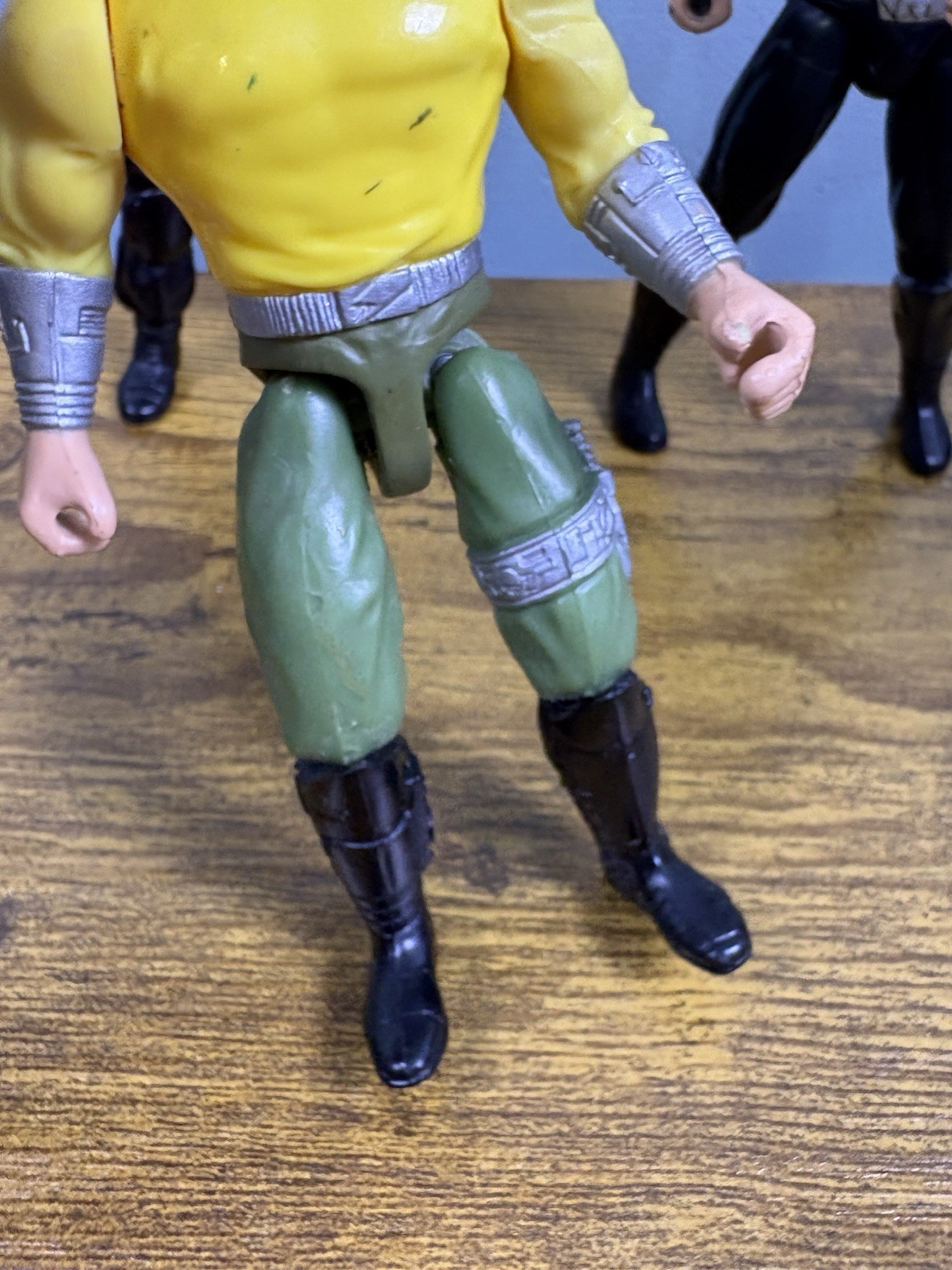 1993 Mattel Warner Demolition Man Kick Fighting Spartan Figure Lot Stallone 5.5”