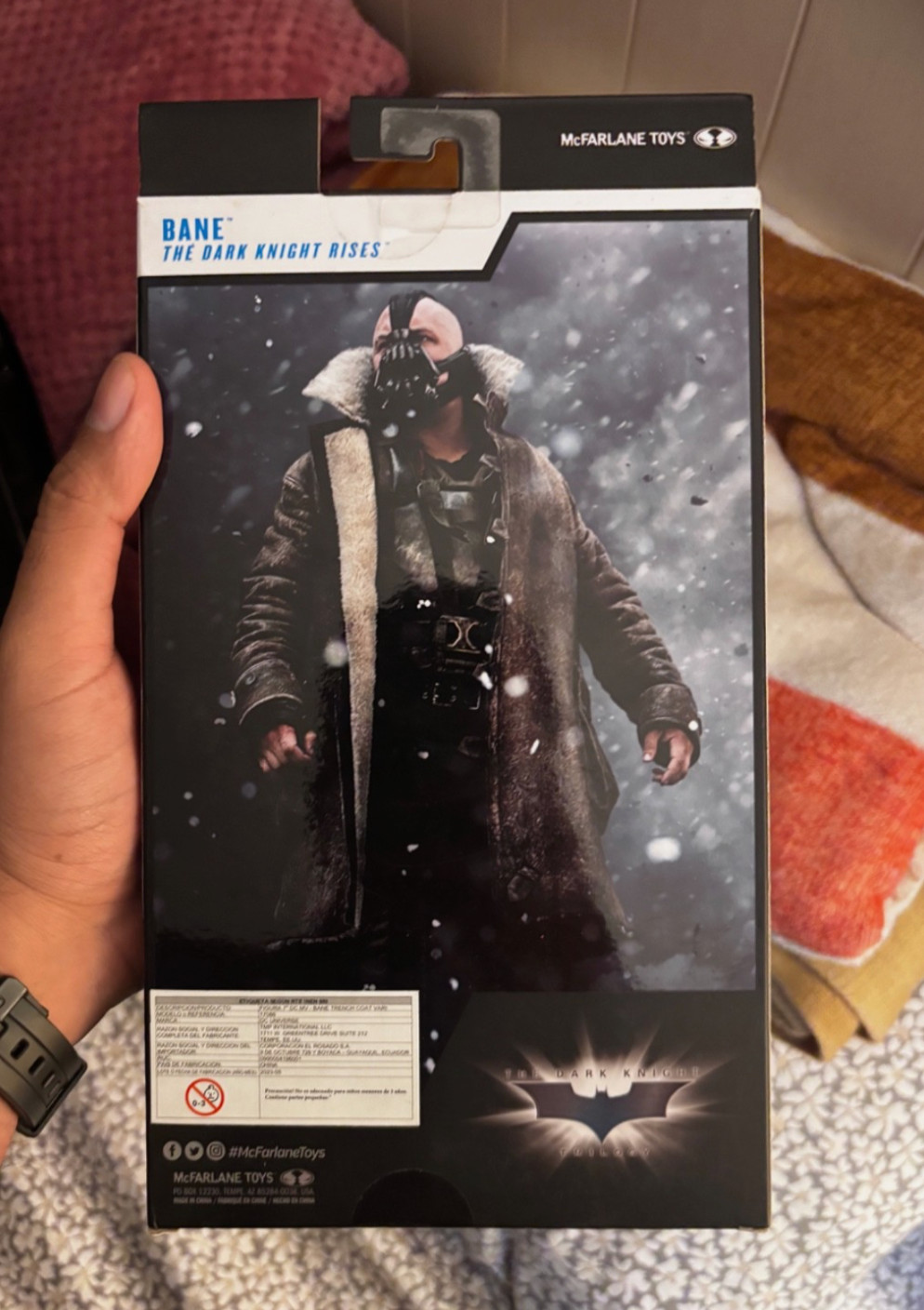 ??Ships from US?? DC Multiverse Dark Knight Rises BANE Trench Coat Mcfarlane