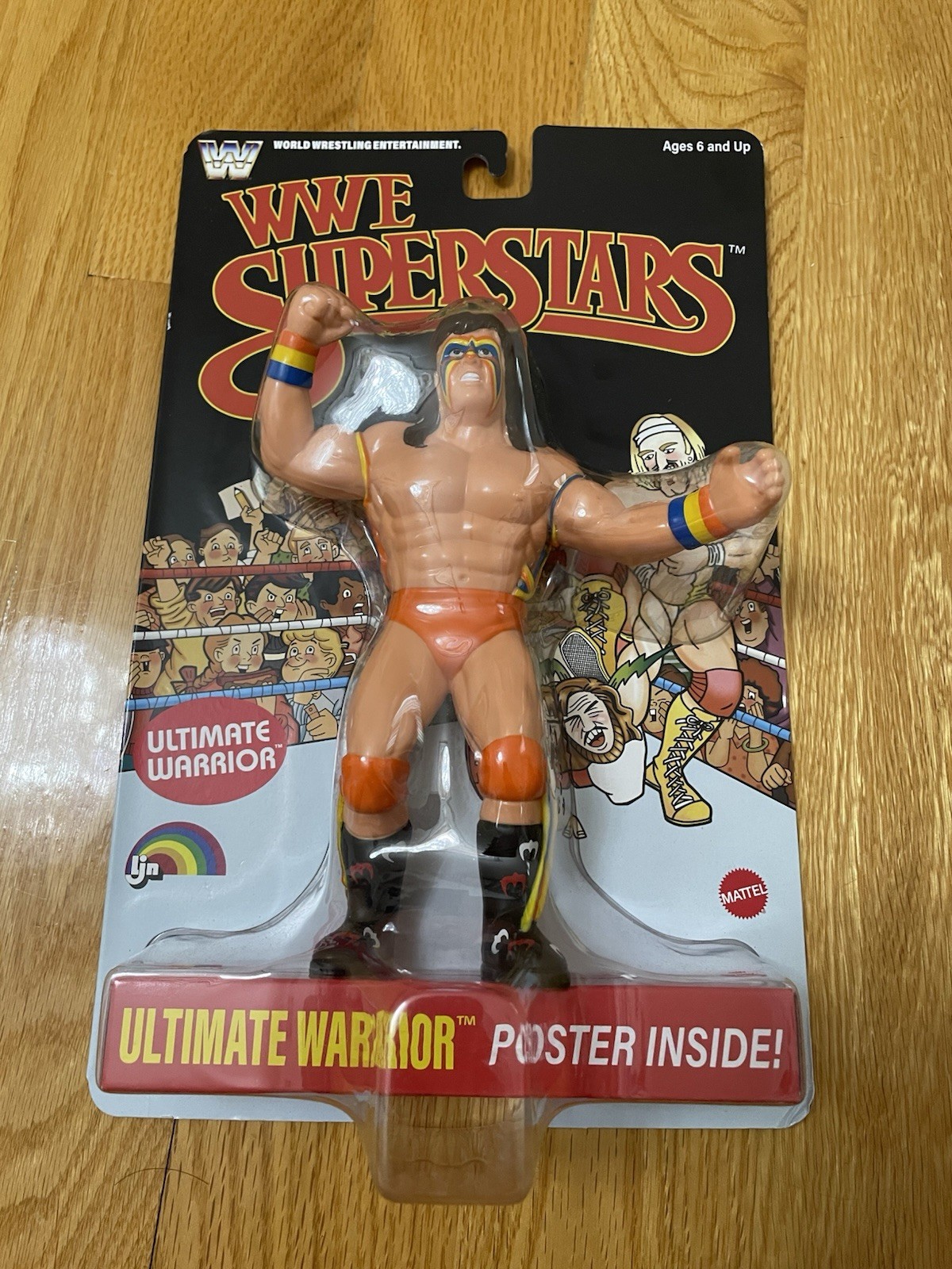 2026 WWE LJN Superstars ULTIMATE WARRIOR Chase BLACK CARD – IN HAND