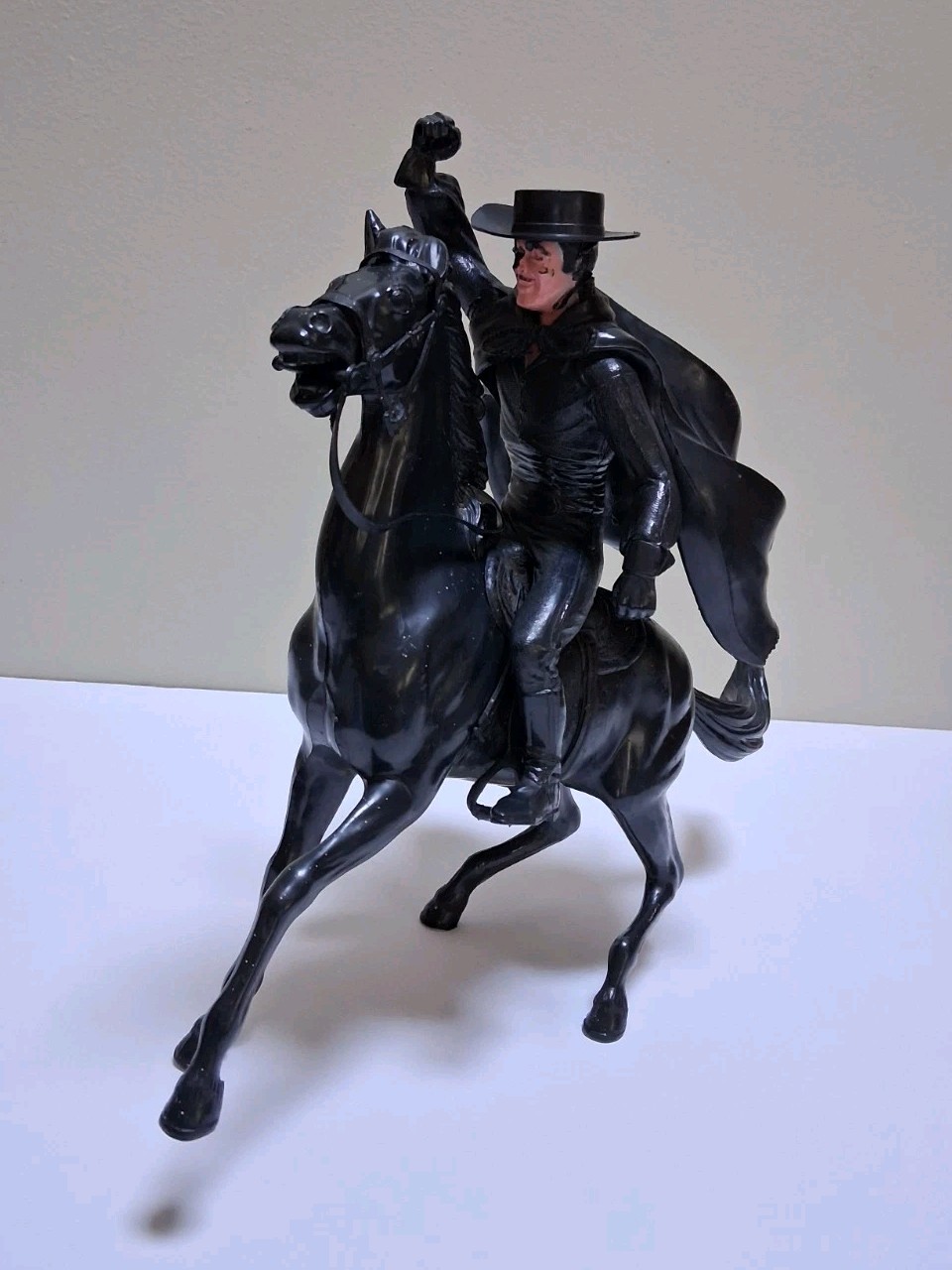 Marx Disney 1950s Zorro & Tornado Horse Toys Vintage large Hartland size Figure