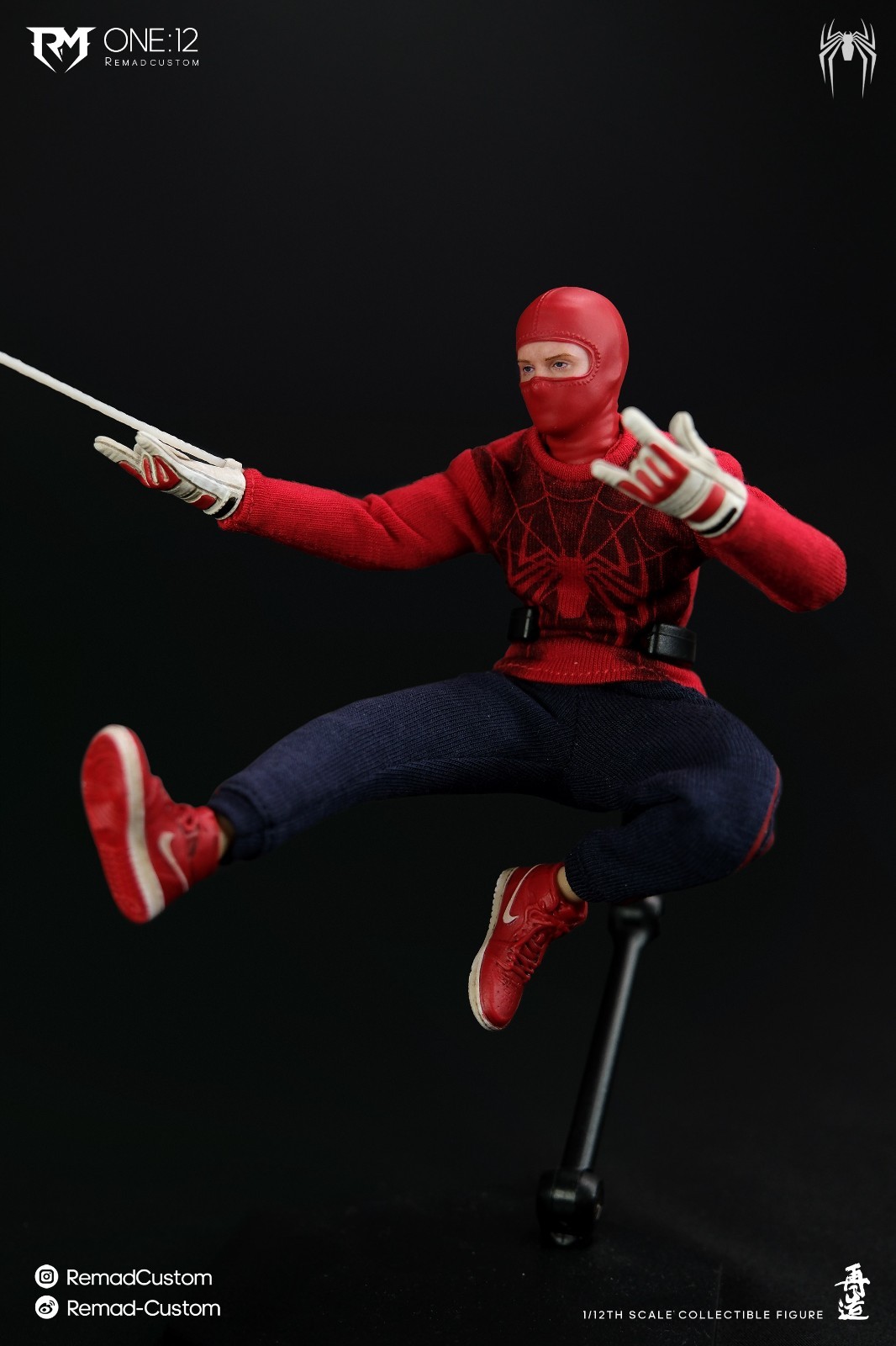Remad Custom 1/12 RM-008 Human Wrestler Tobey Maguire Action Figure Model